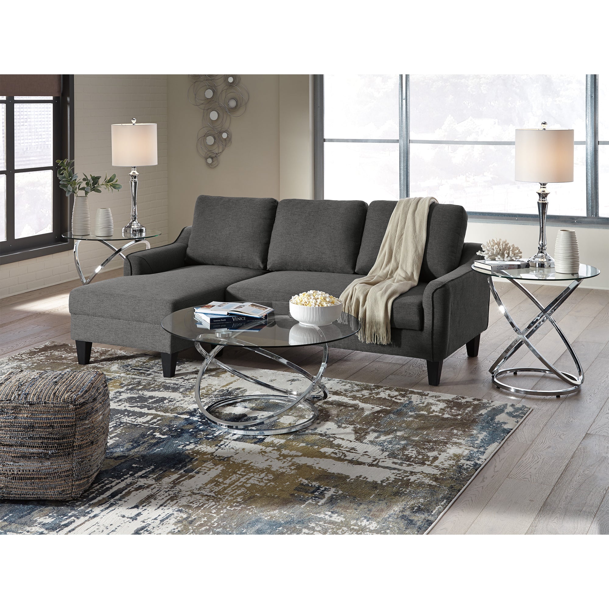 Jarreau Sofa Chaise and Chair