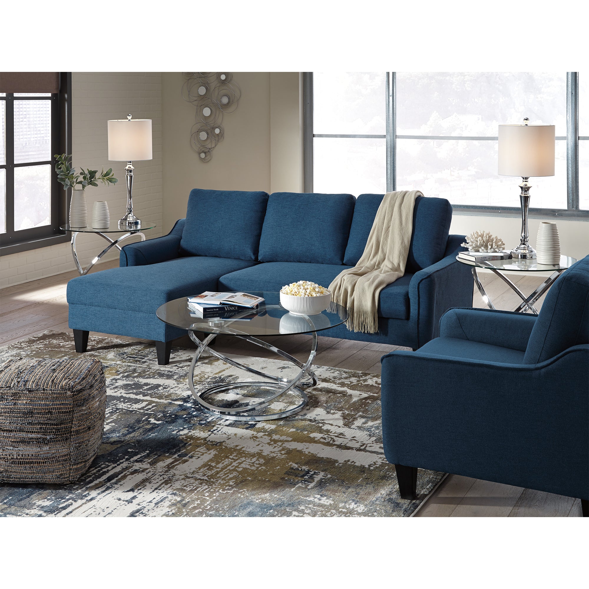 Jarreau Sofa Chaise and Chair