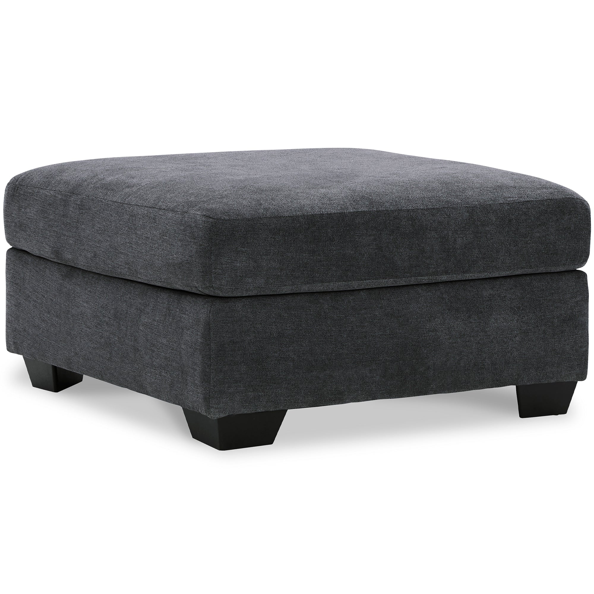 Ambrielle Oversized Accent Ottoman in Gunmetal Color