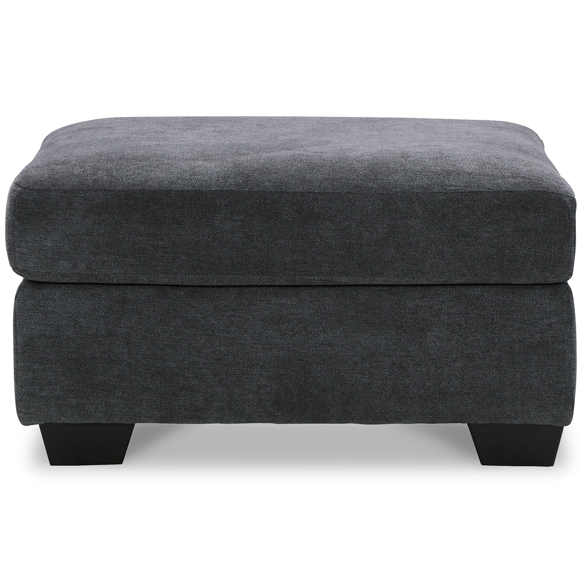 Ambrielle Oversized Accent Ottoman in Gunmetal Color