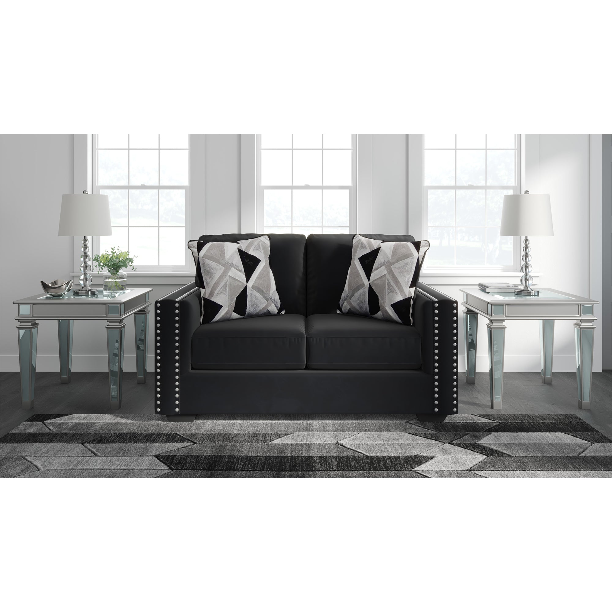 Gleston Sofa and Loveseat