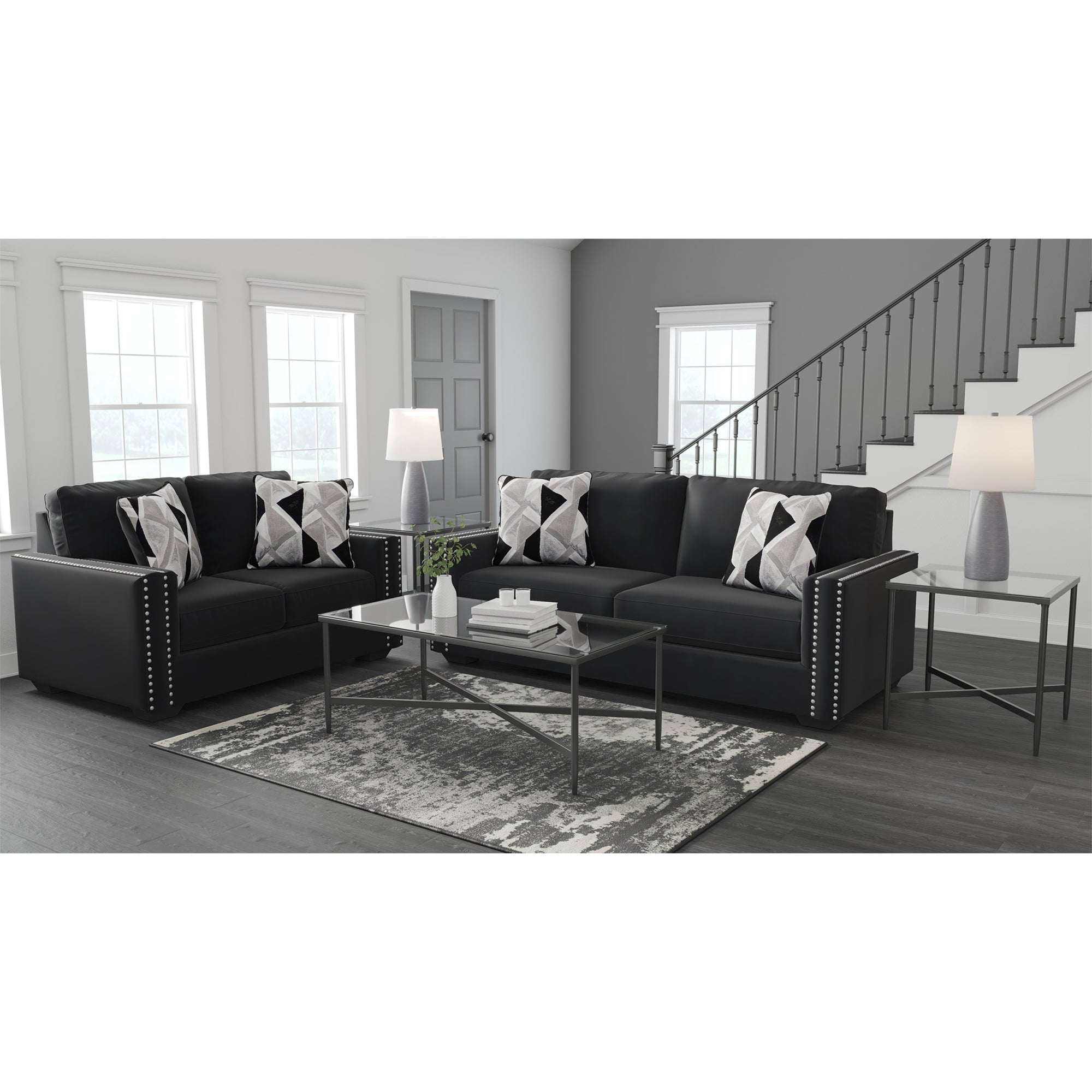 Gleston Sofa and Loveseat