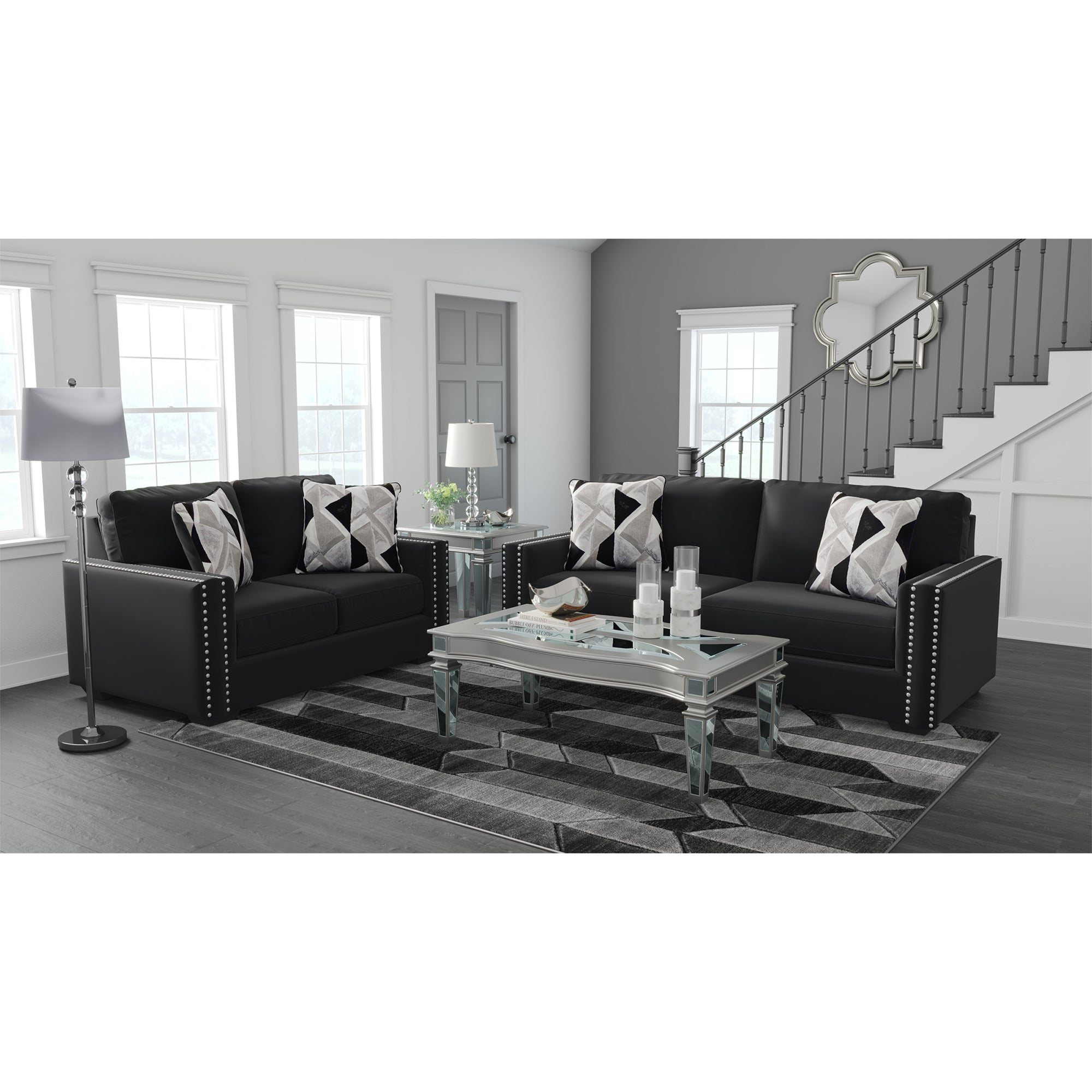 Gleston Sofa and Loveseat