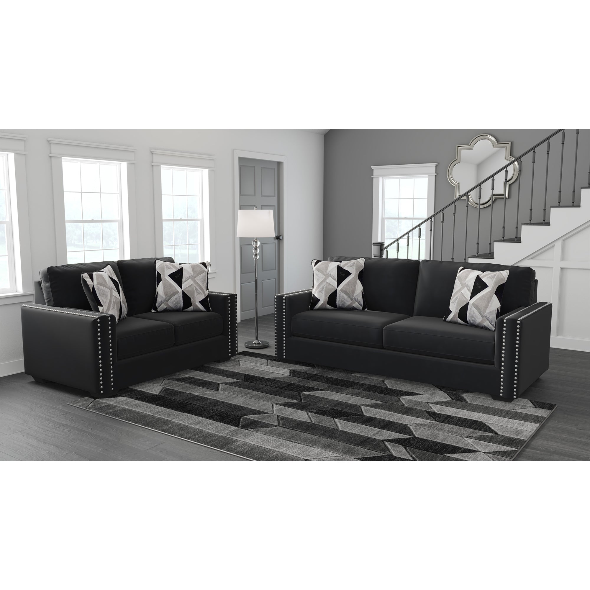 Gleston Sofa and Loveseat