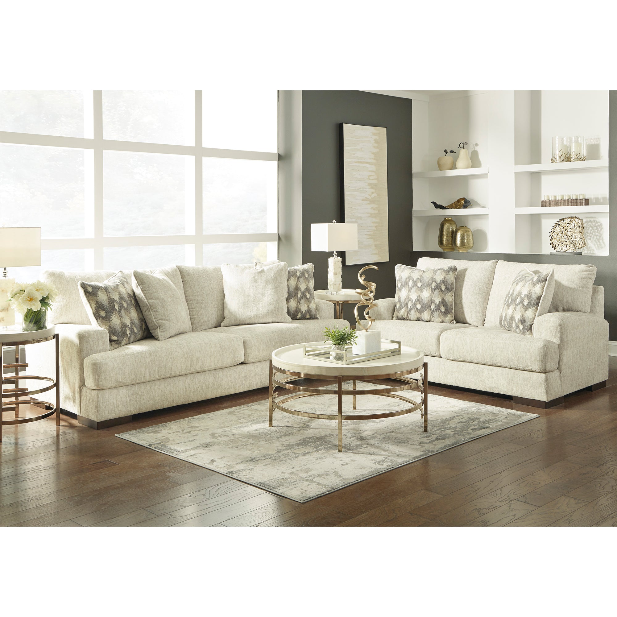 Caretti Sofa and Loveseat