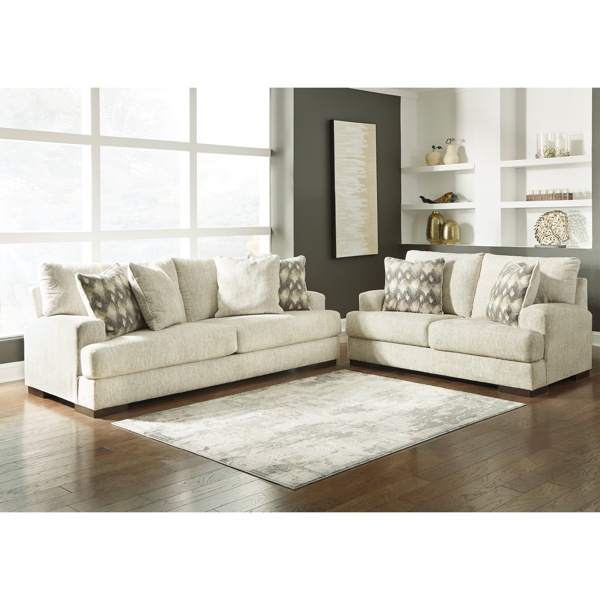 Caretti Sofa and Loveseat