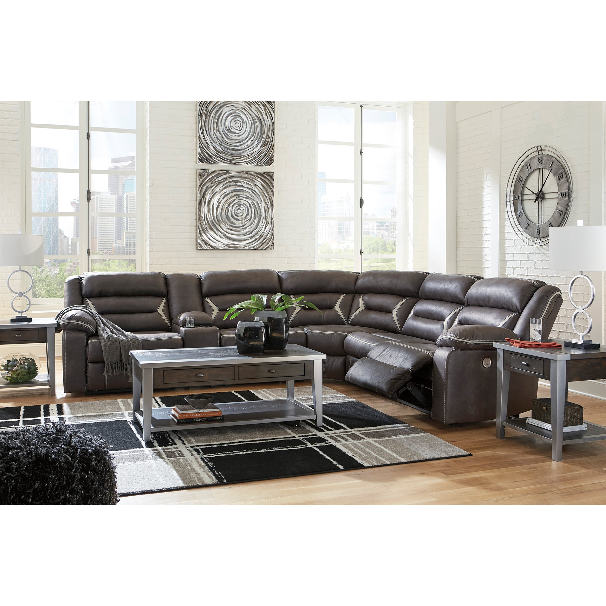 Kincord 4-Piece Power Reclining Sectional