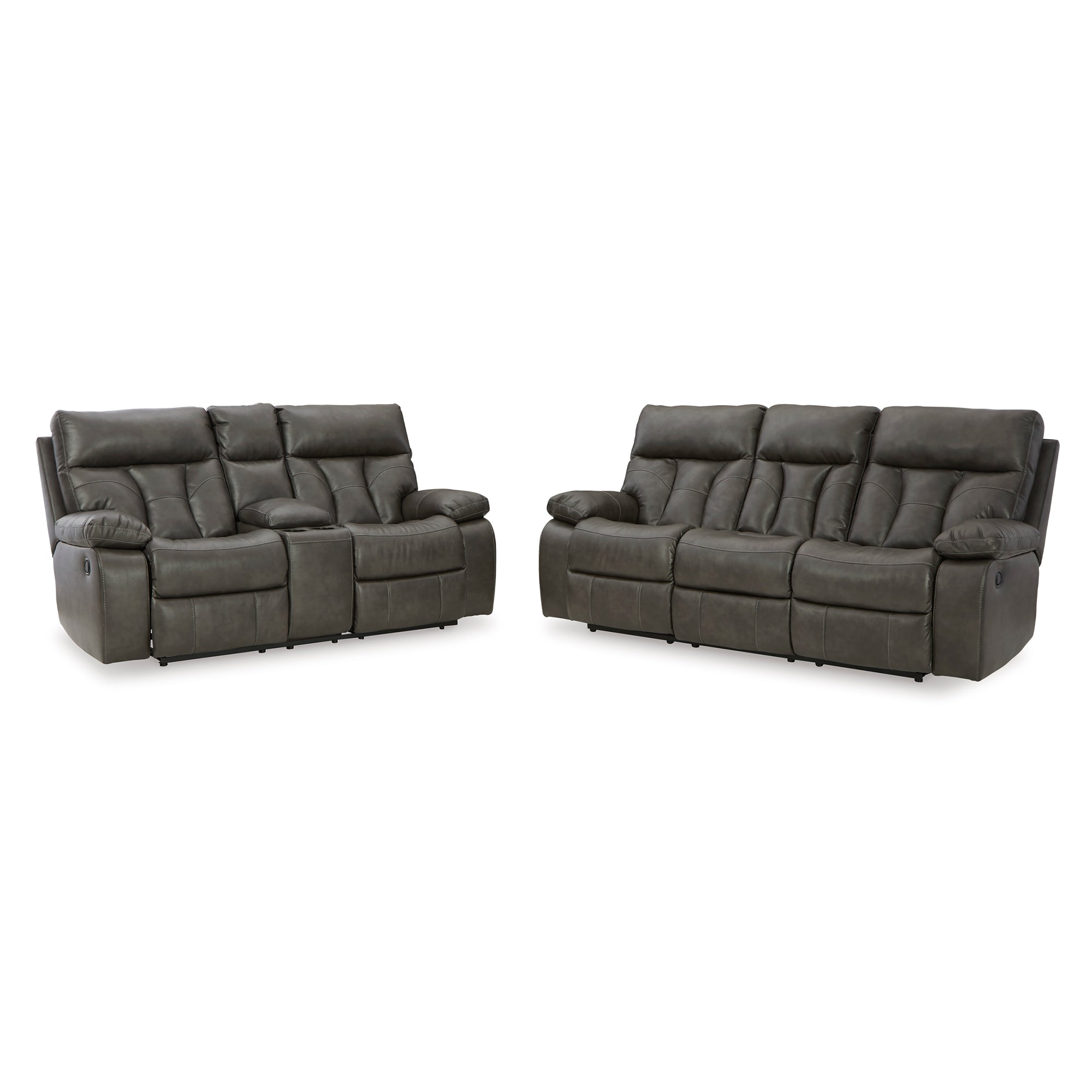 Willamen Quarry Manual Reclining Sofa and Loveseat