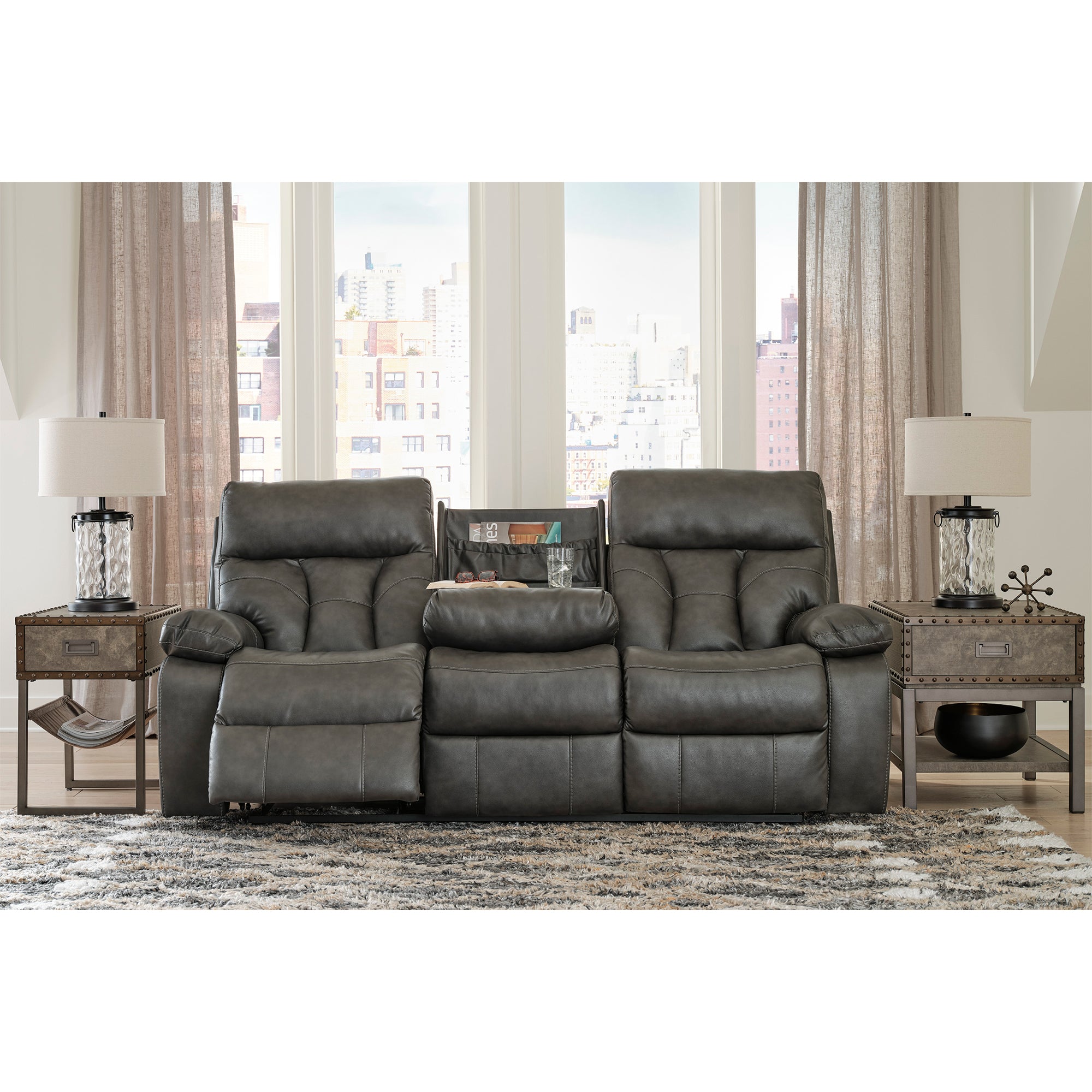 Willamen Quarry Manual Reclining Sofa and Loveseat