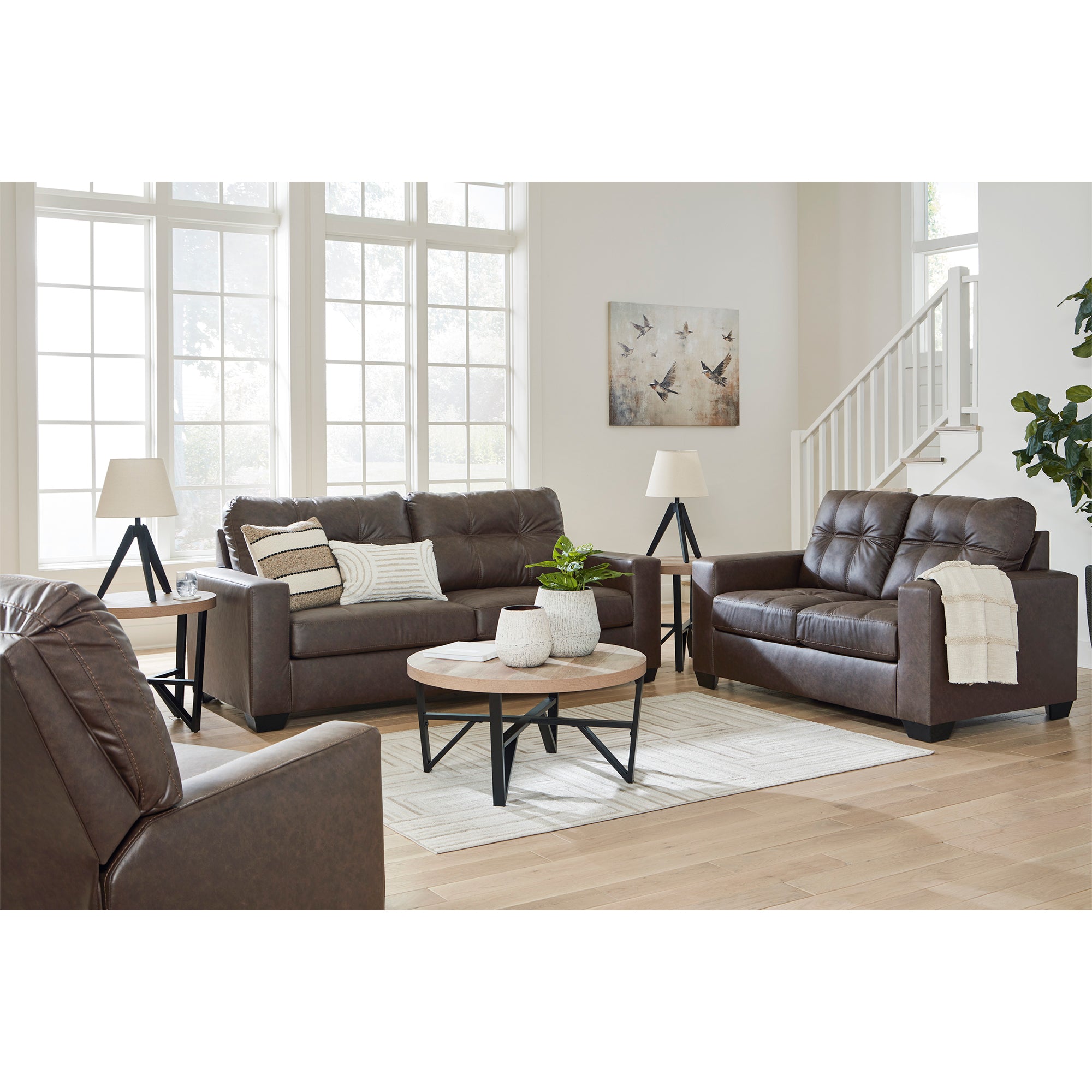 Barlin Mills Sofa and Loveseat