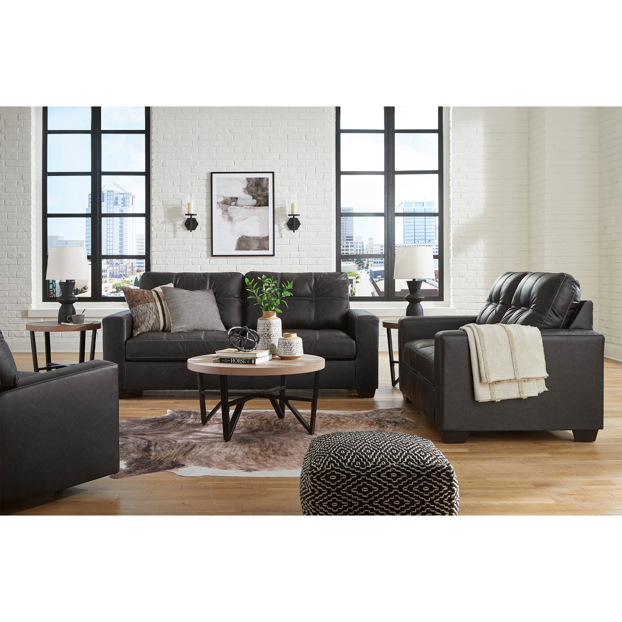 Barlin Mills Sofa and Loveseat