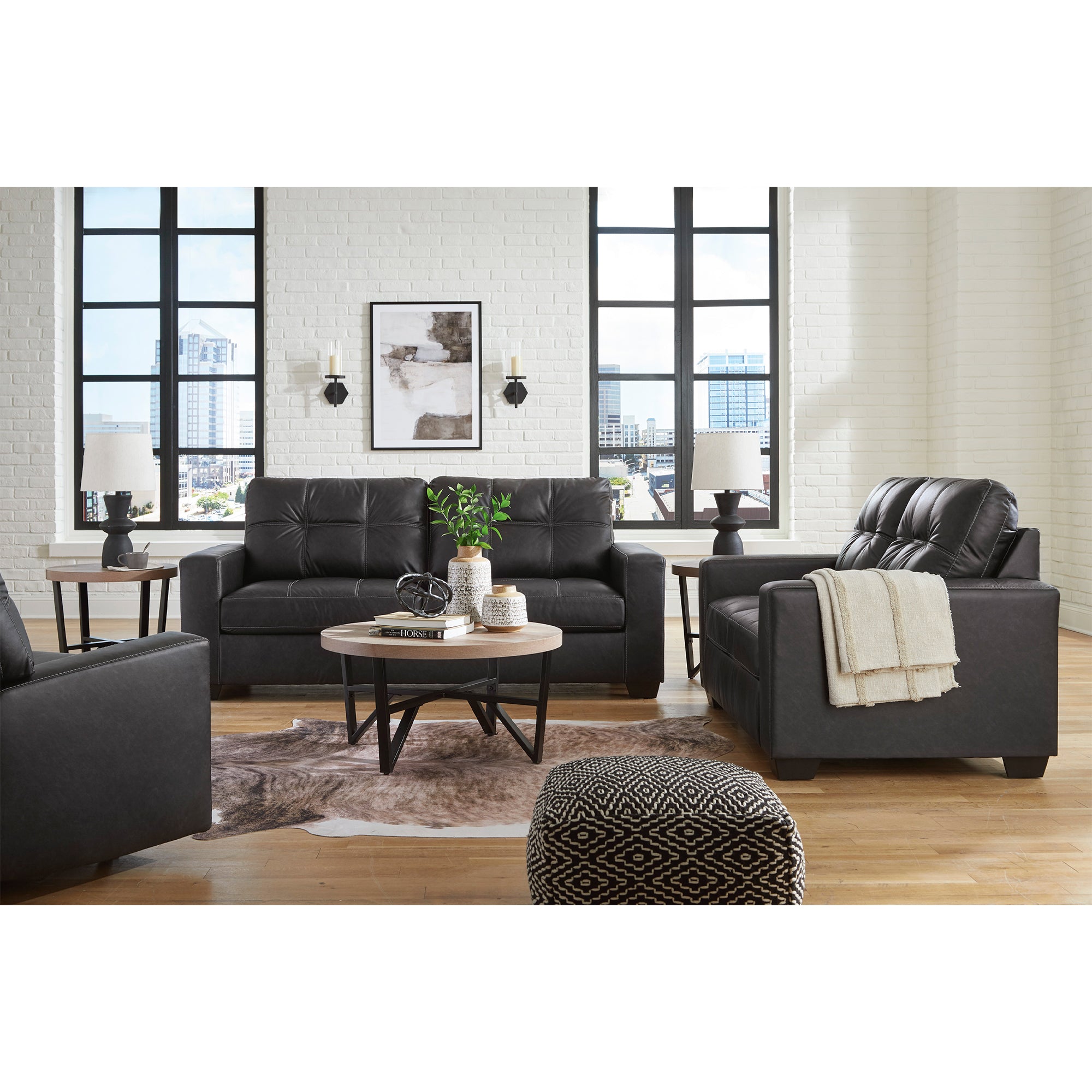 Barlin Mills Sofa and Loveseat