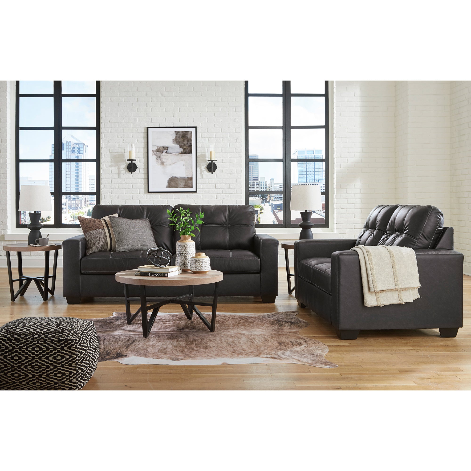 Barlin Mills Sofa and Loveseat