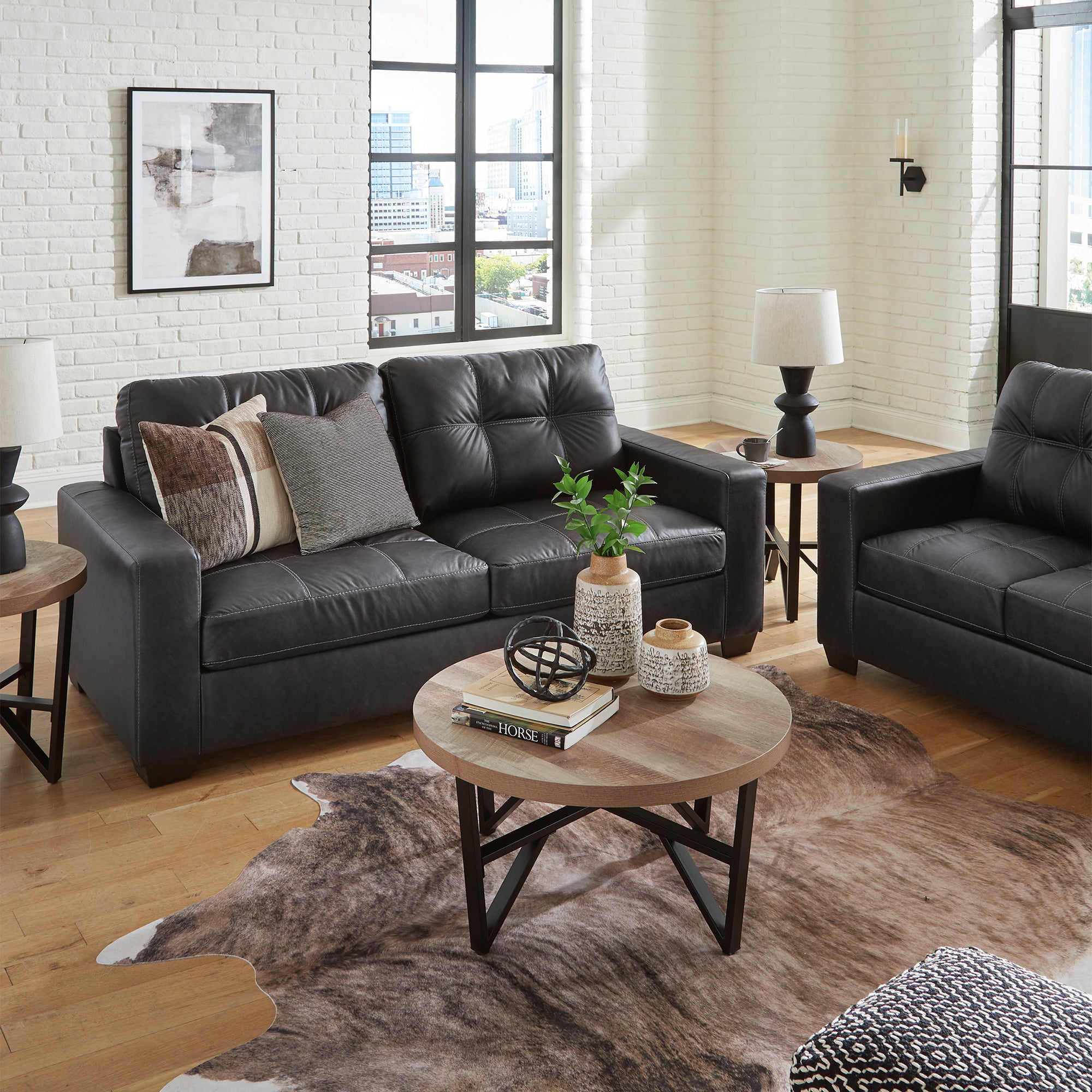 Barlin Mills Sofa and Loveseat