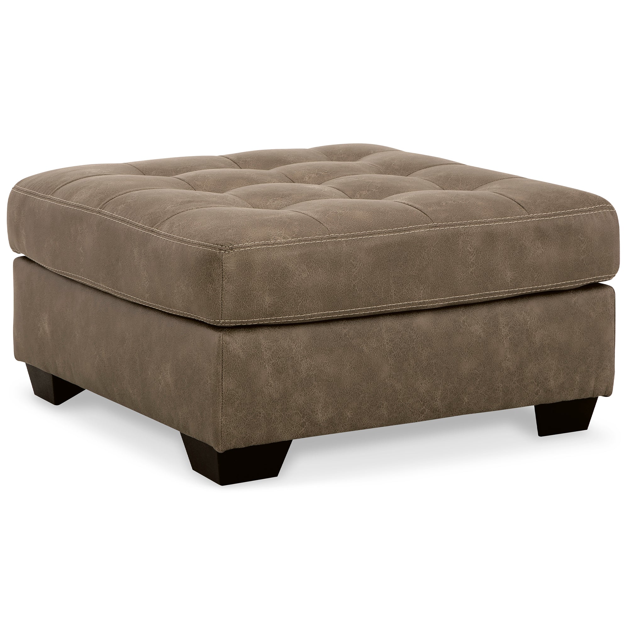 Keskin Oversized Accent Ottoman in Sand Color