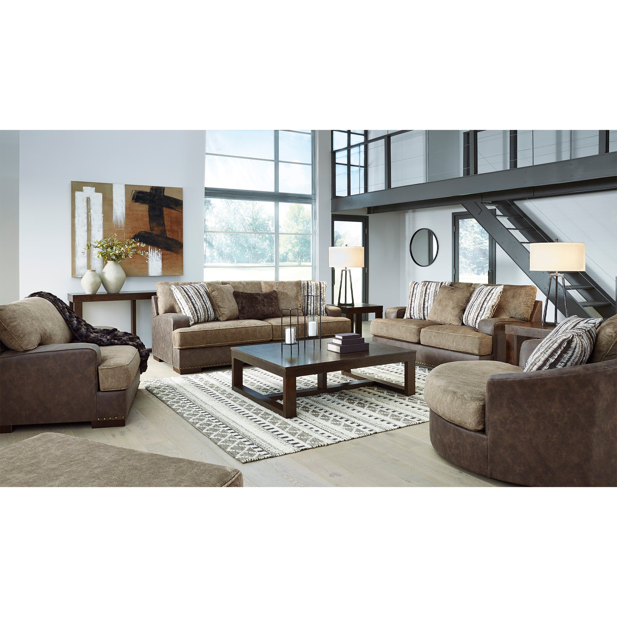 Alesbury Sofa and Loveseat