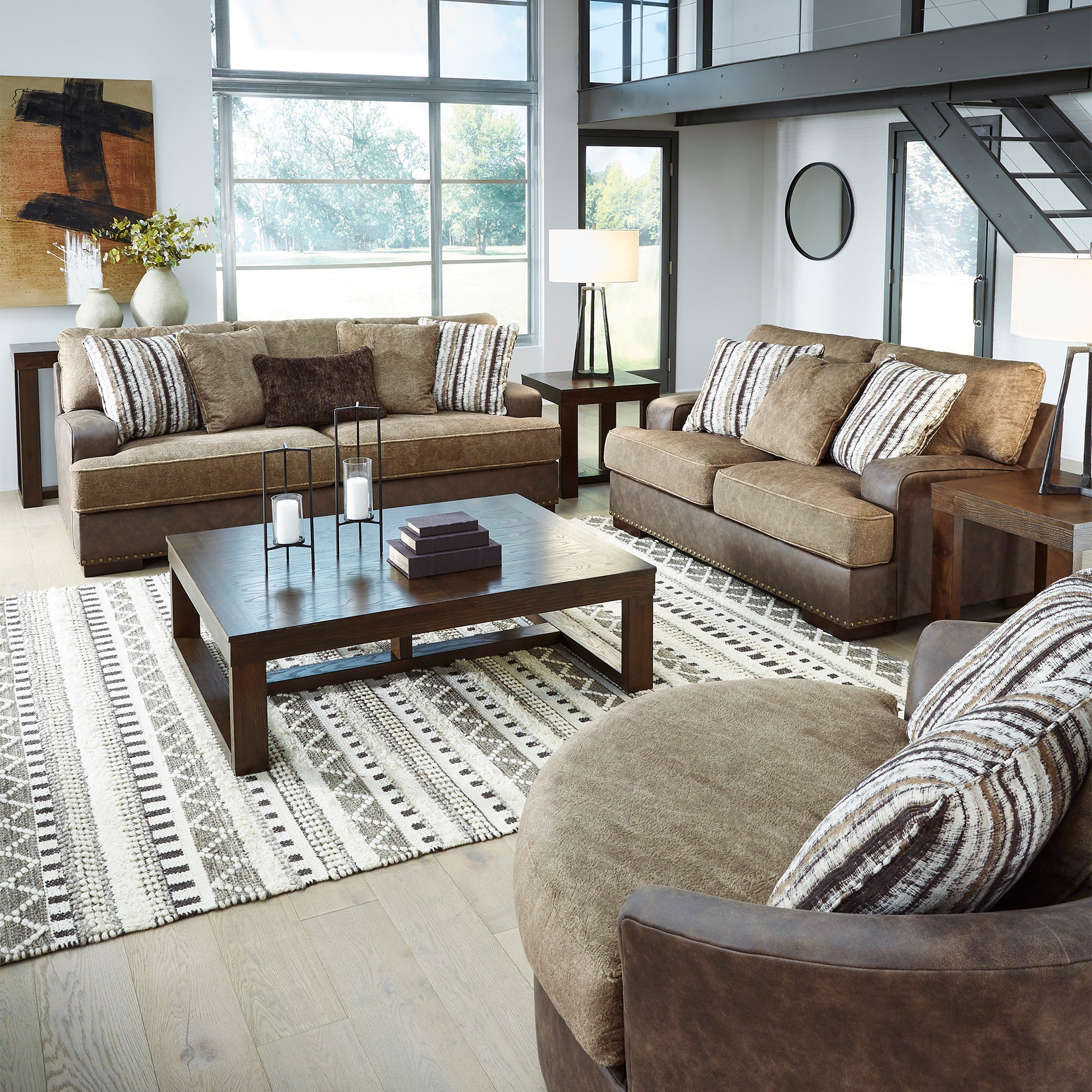 Alesbury Sofa and Loveseat