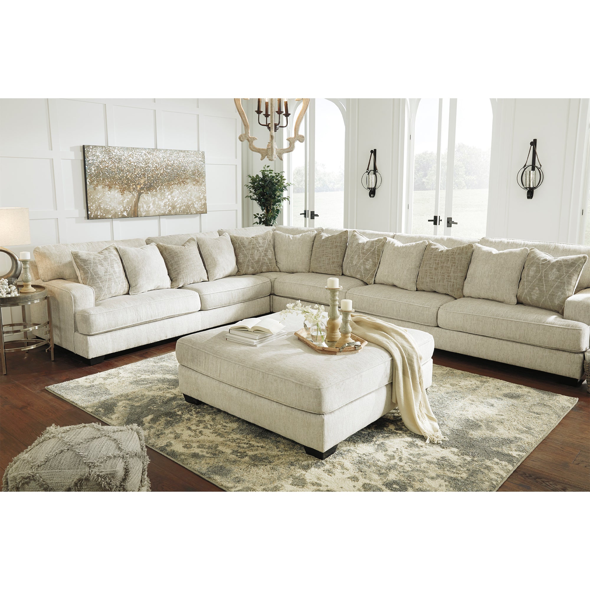 Rawcliffe Oversized Accent Ottoman