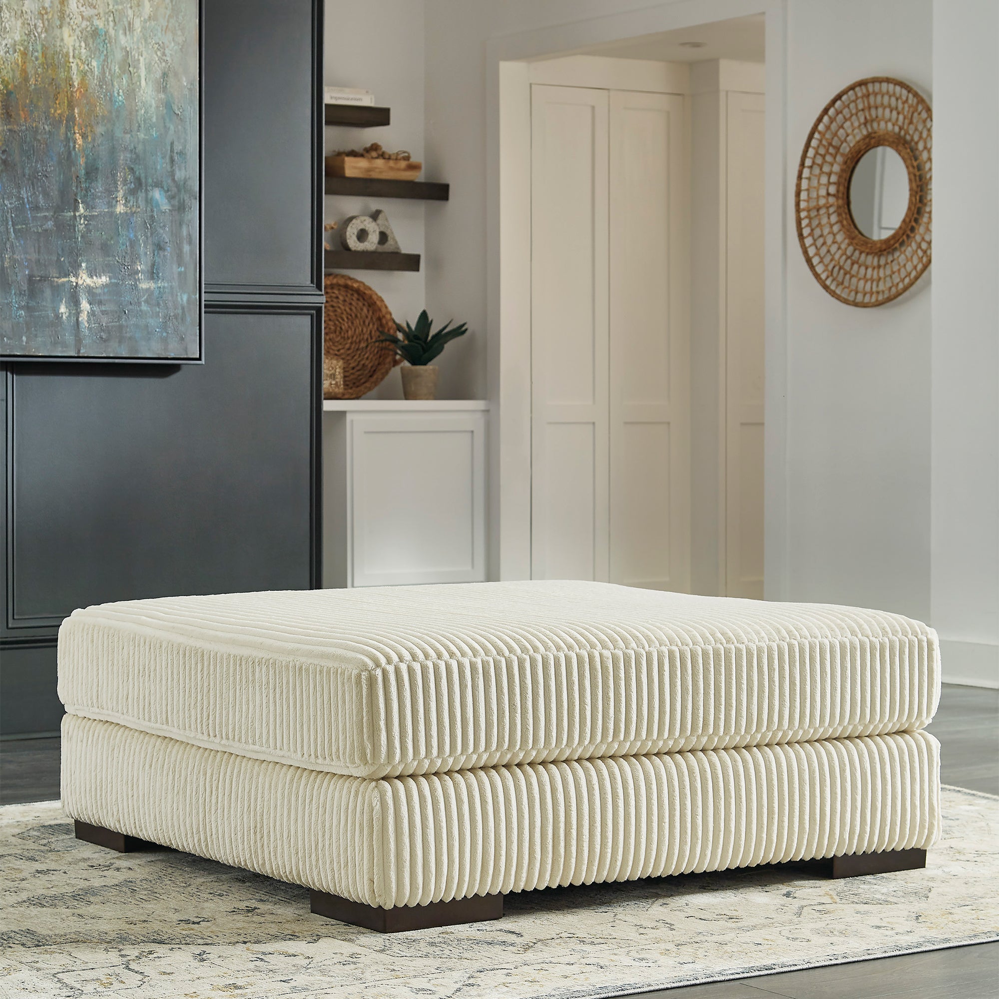 Lindyn Oversized Accent Ottoman