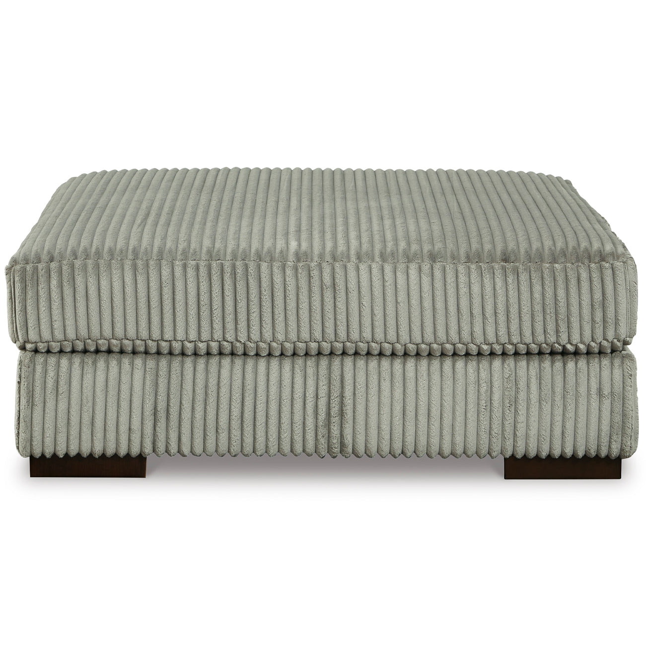 Lindyn Oversized Accent Ottoman in Fog Color