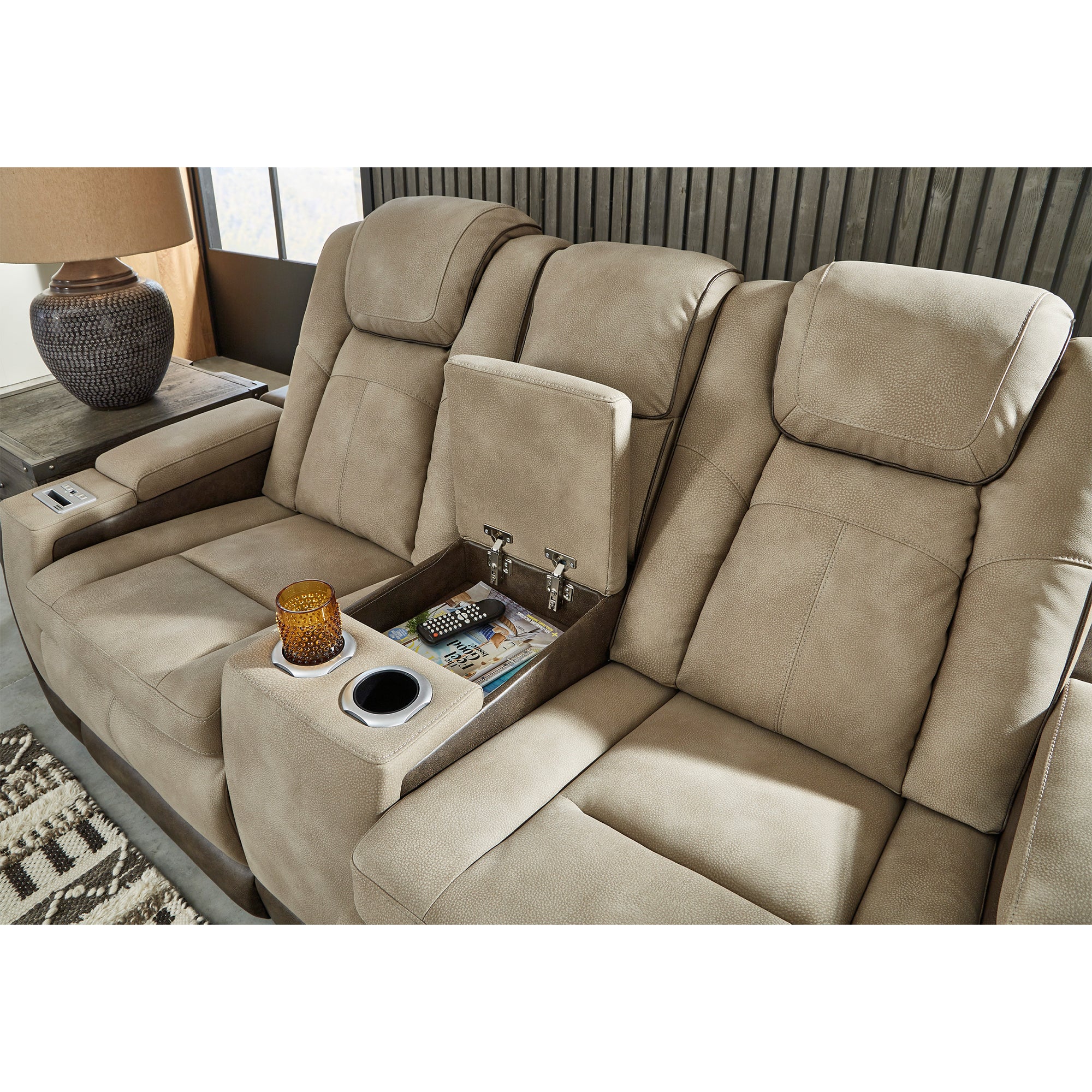 Next-Gen DuraPella Power Reclining Sofa and Loveseat