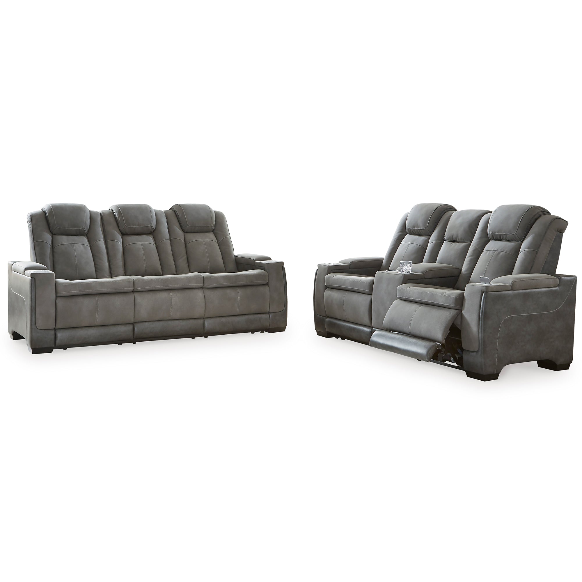 Next-Gen DuraPella Power Reclining Sofa and Loveseat