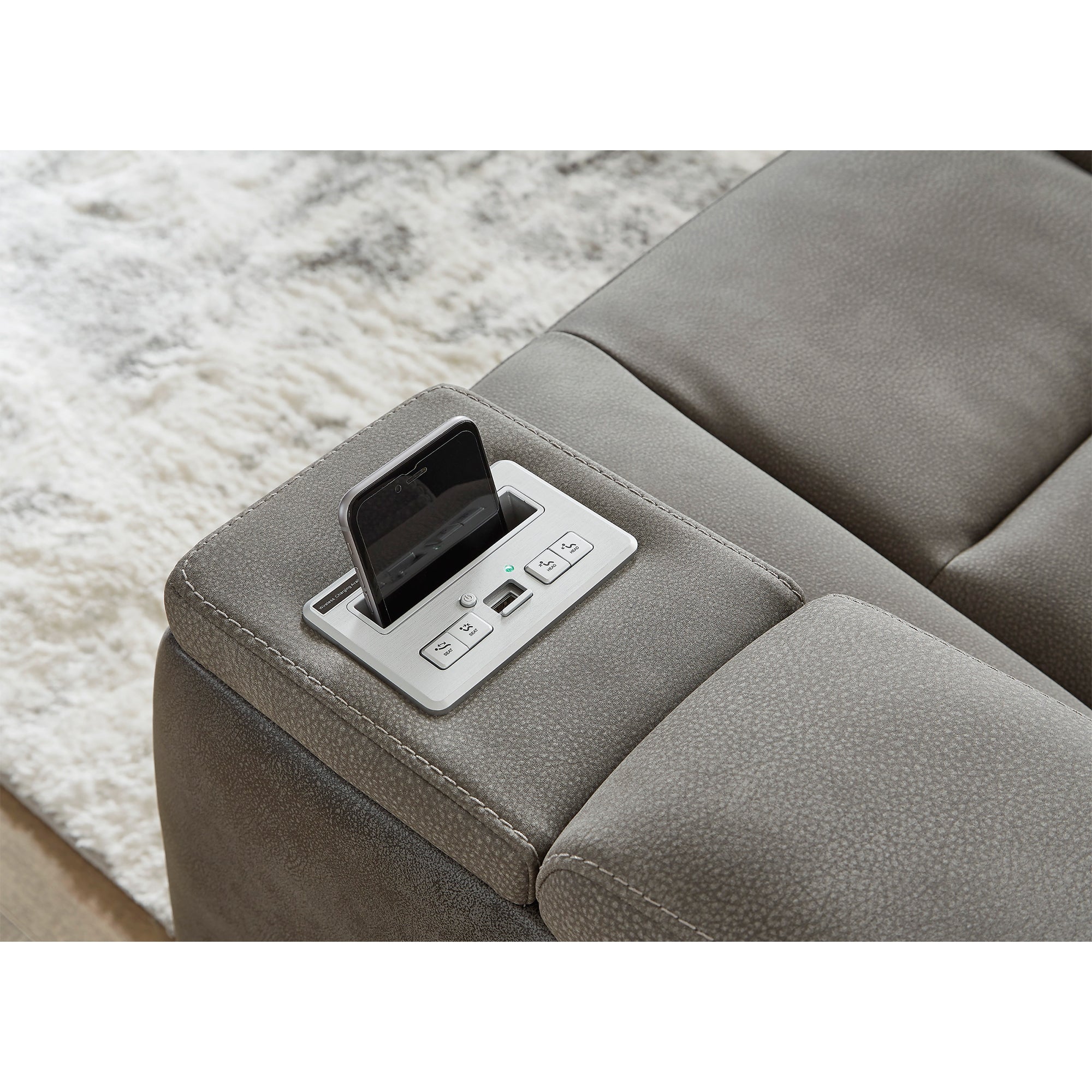 Next-Gen DuraPella Power Reclining Loveseat with Console