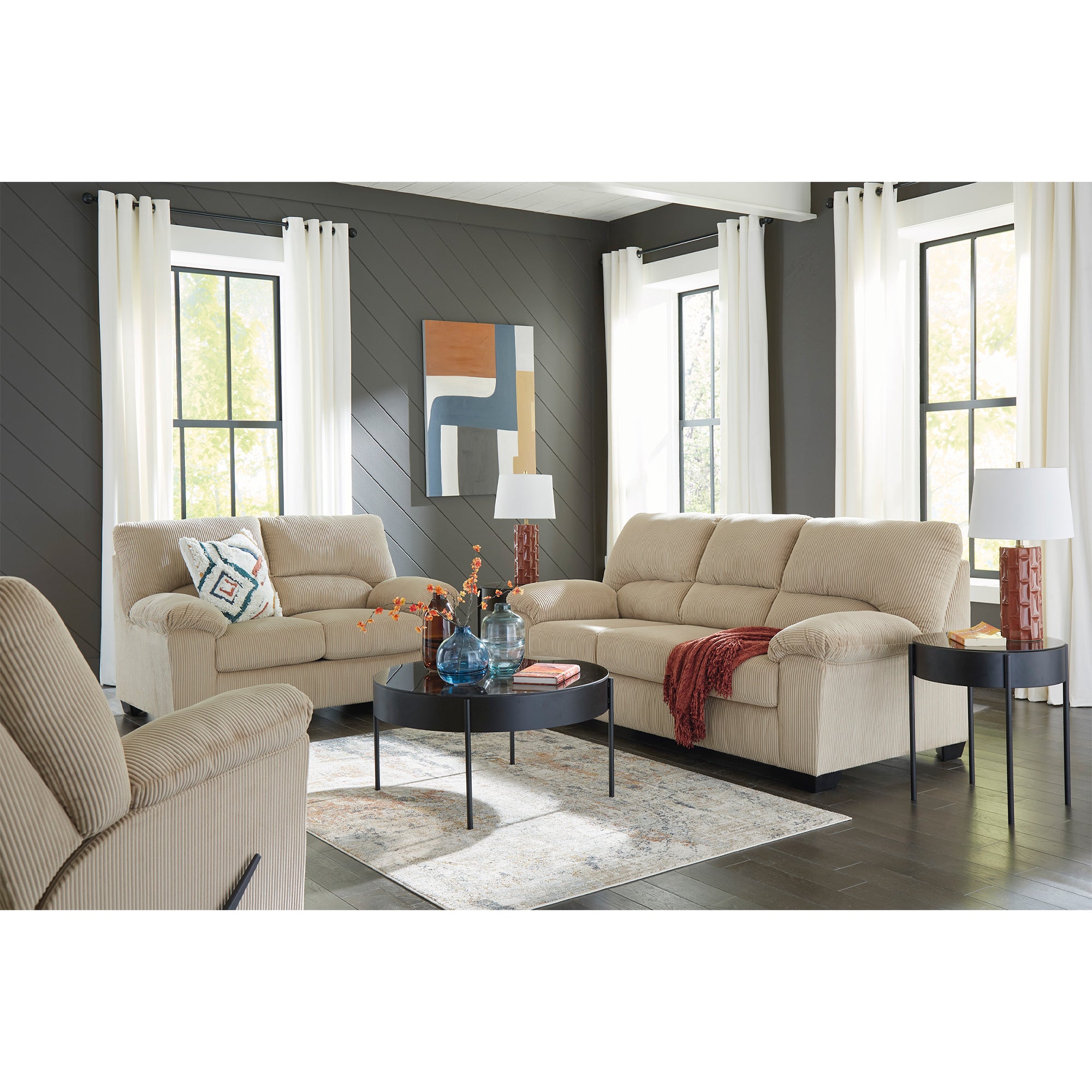 SimpleJoy Sofa and Loveseat