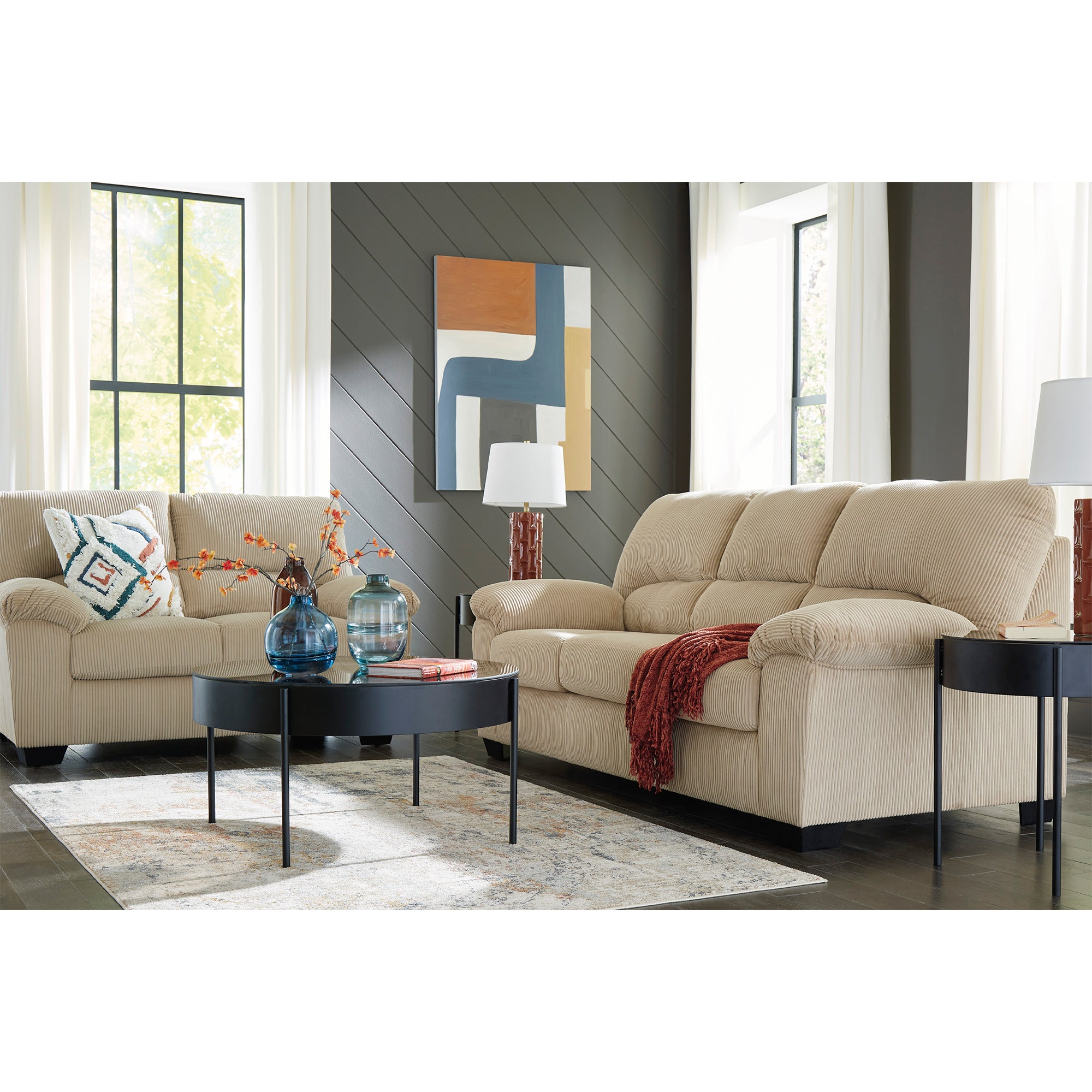 SimpleJoy Sofa and Loveseat