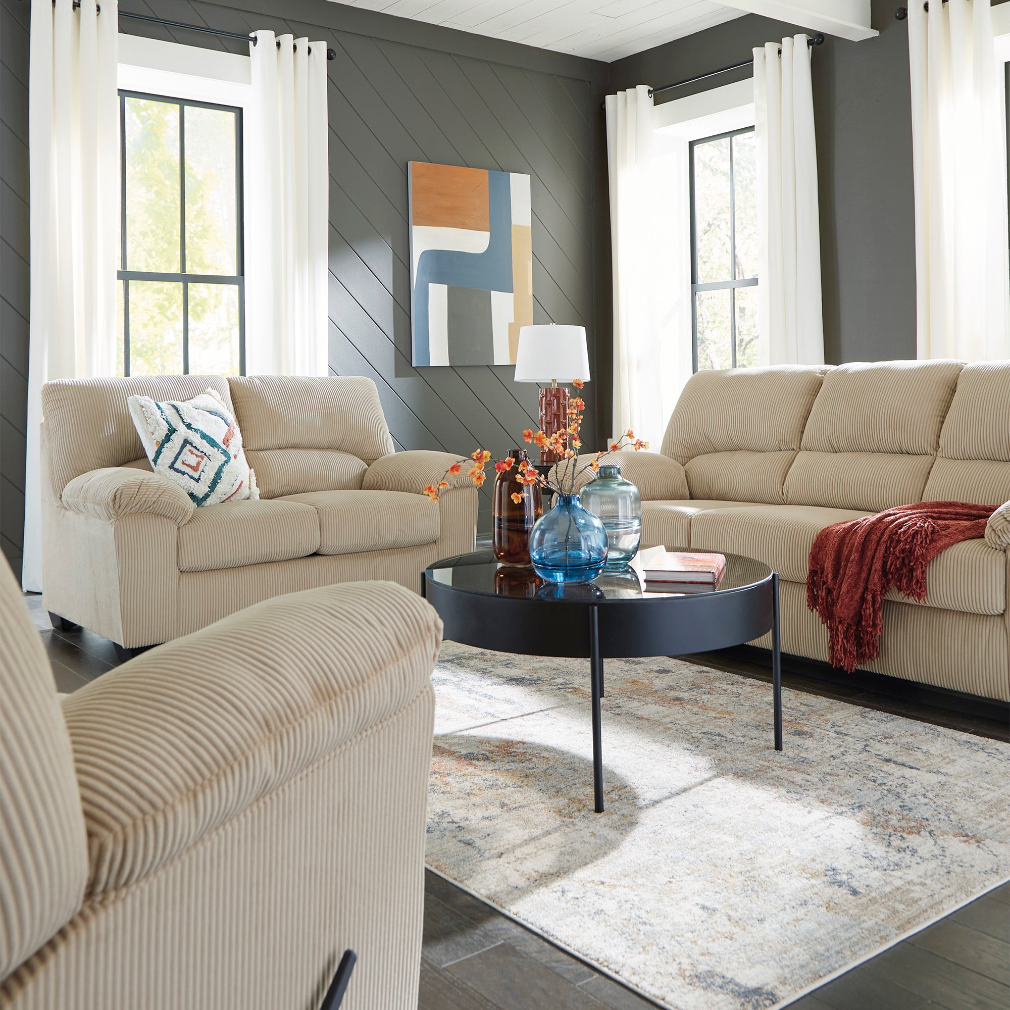 SimpleJoy Sofa and Loveseat