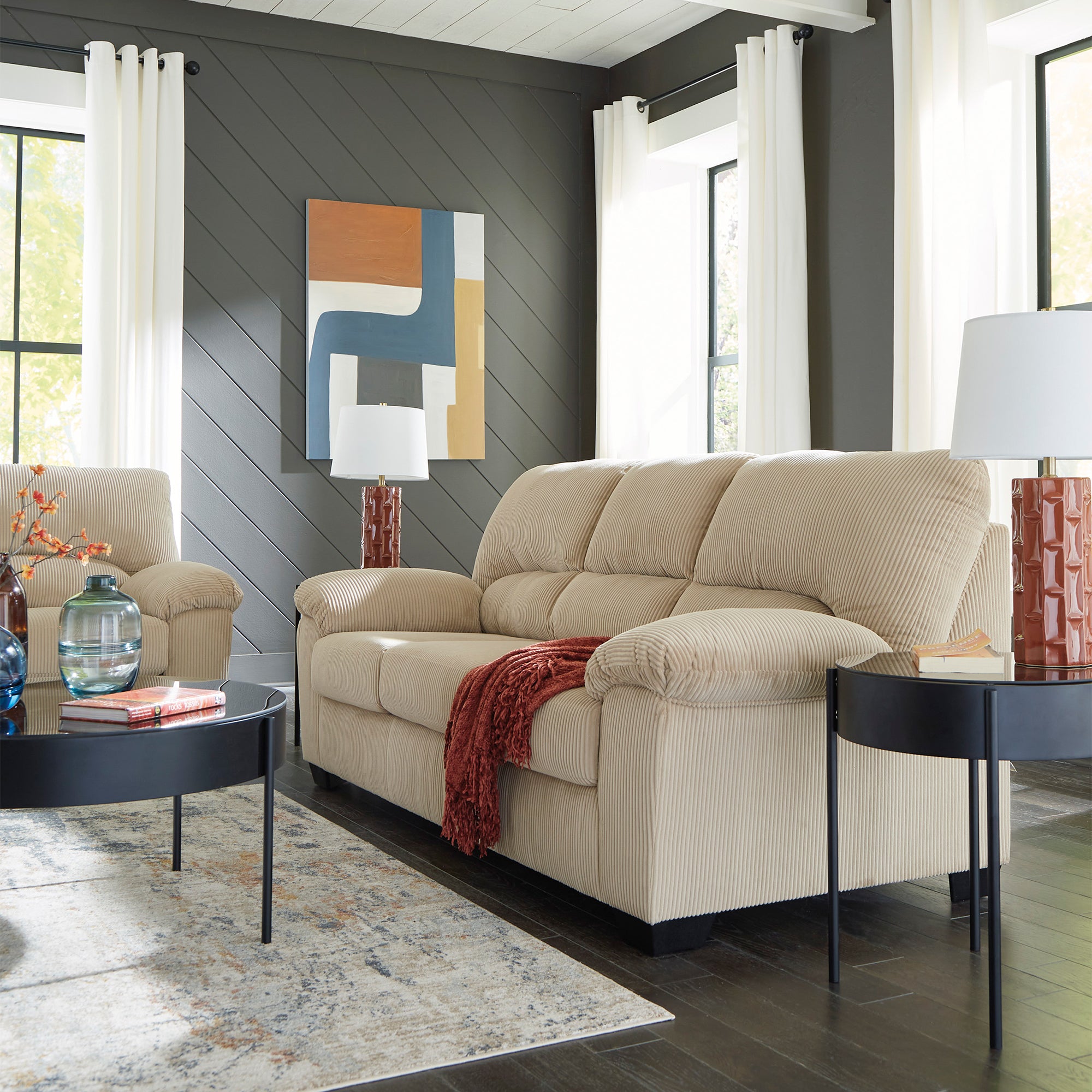 SimpleJoy Sofa and Loveseat