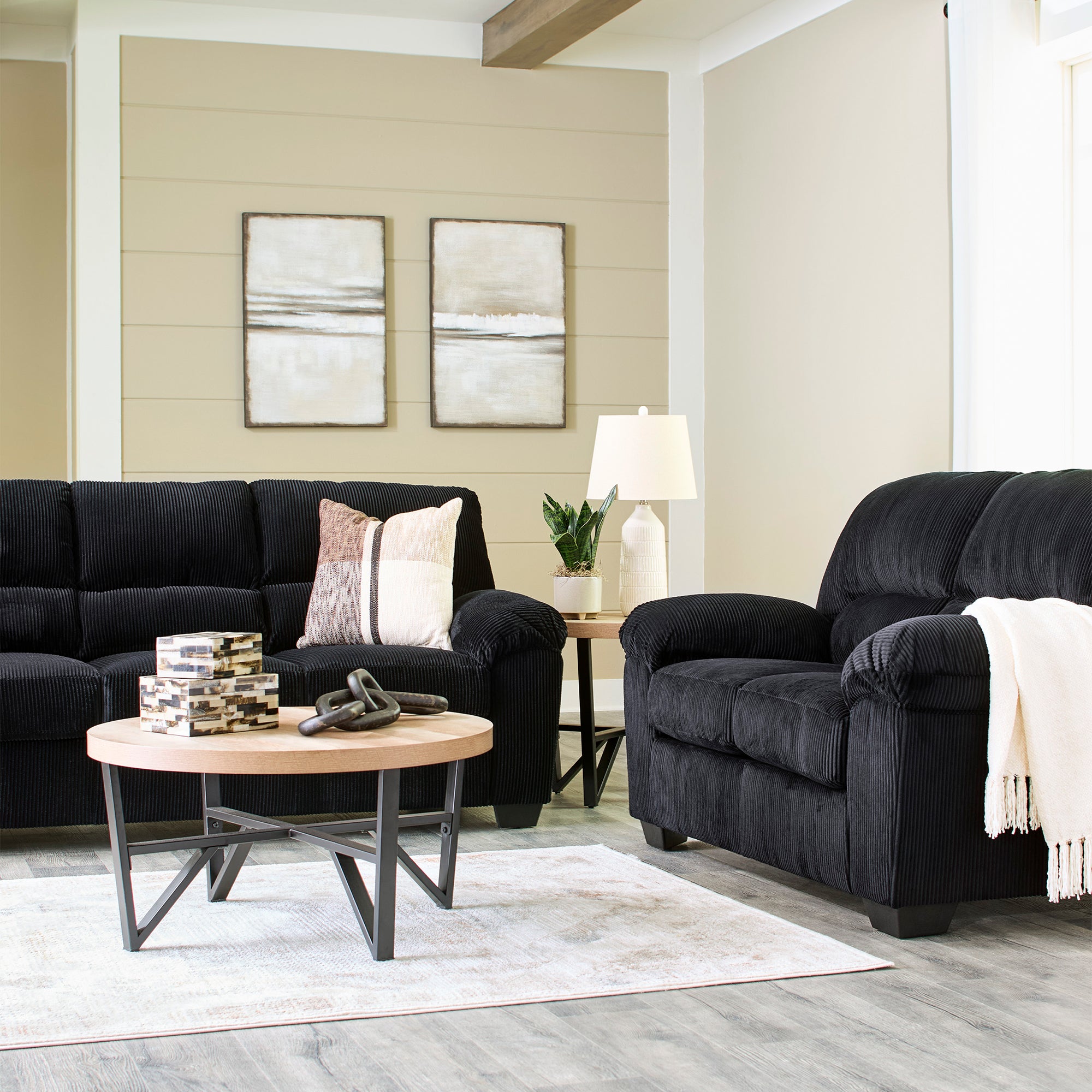 SimpleJoy Sofa and Loveseat