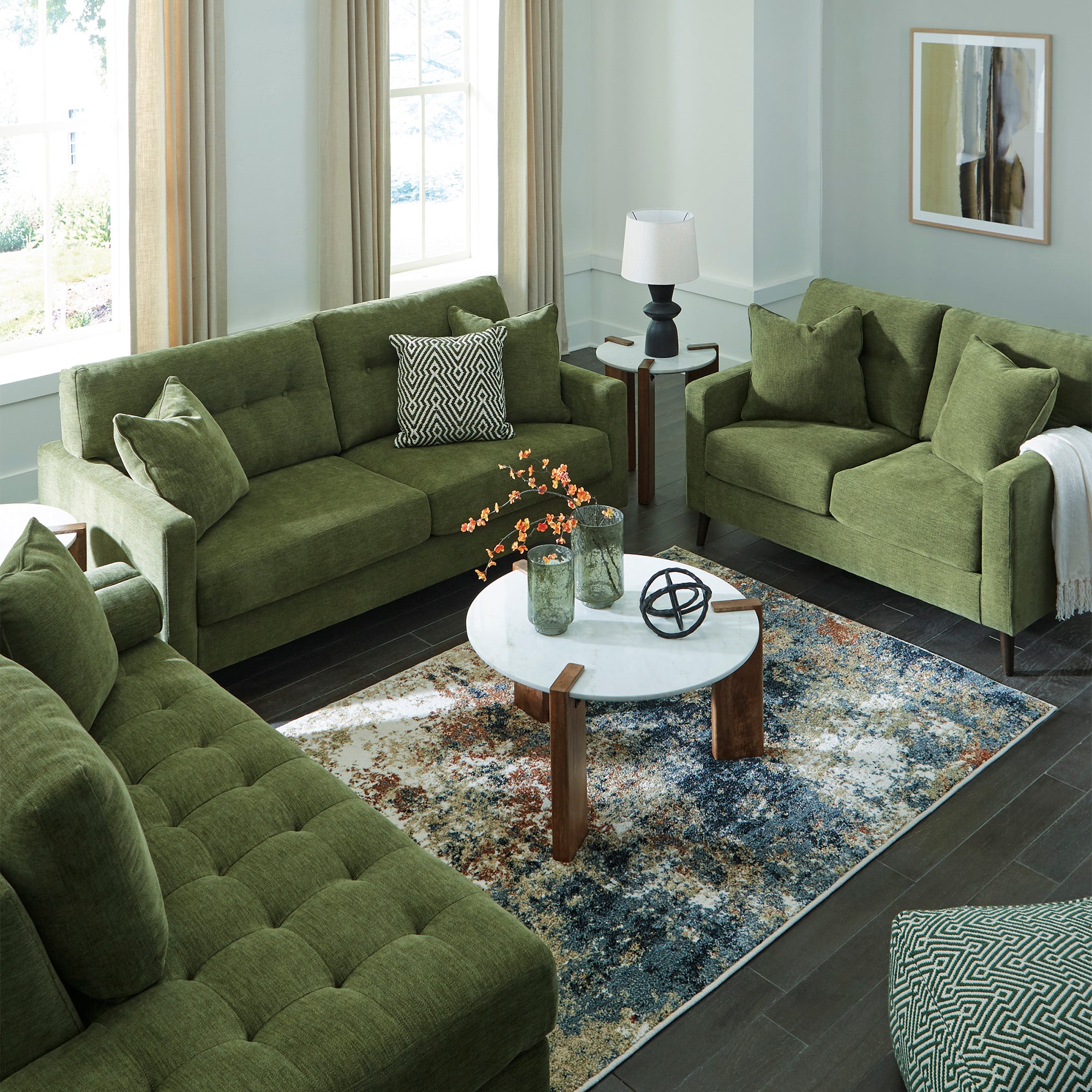 Bixler Sofa and Loveseat