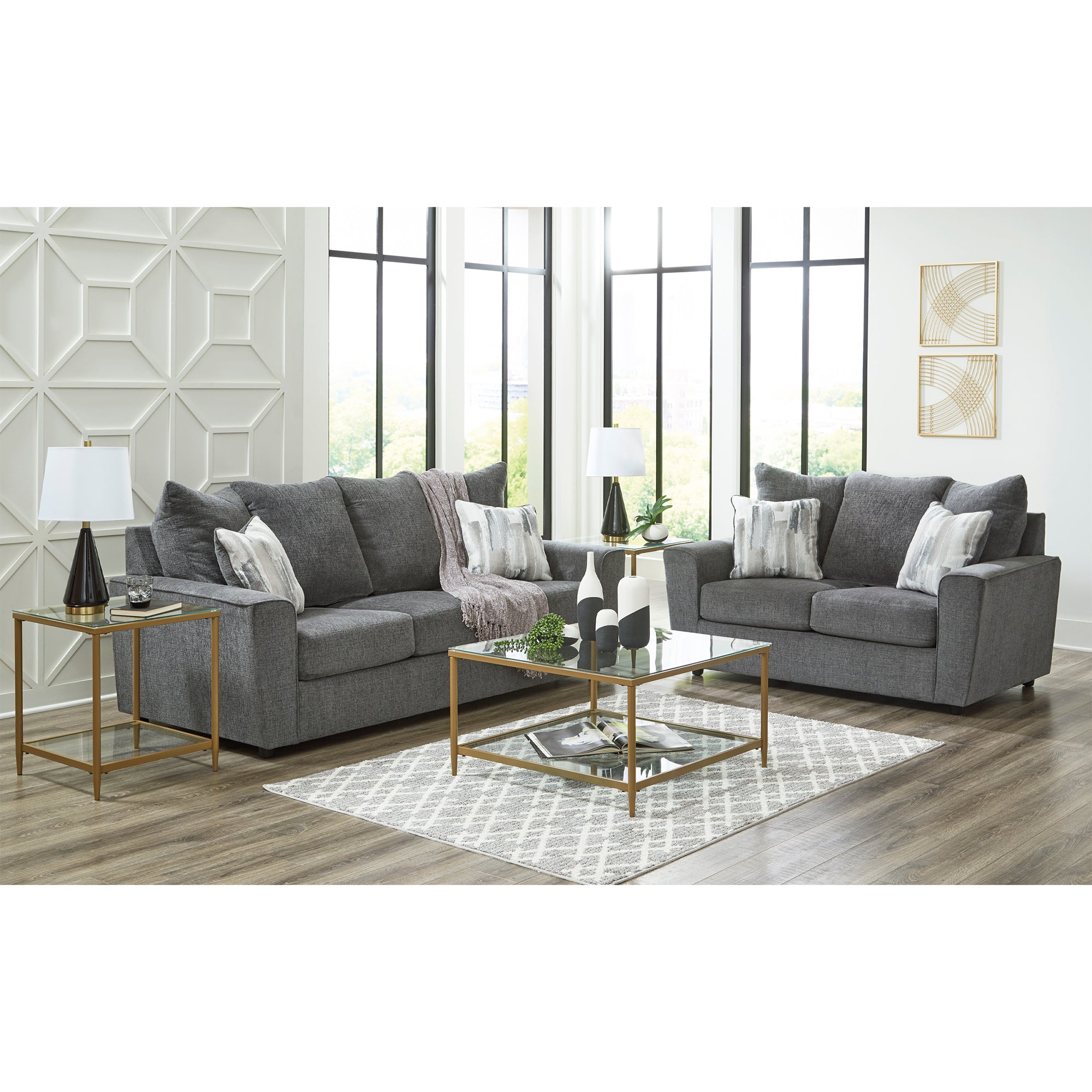 Stairatt Sofa and Loveseat