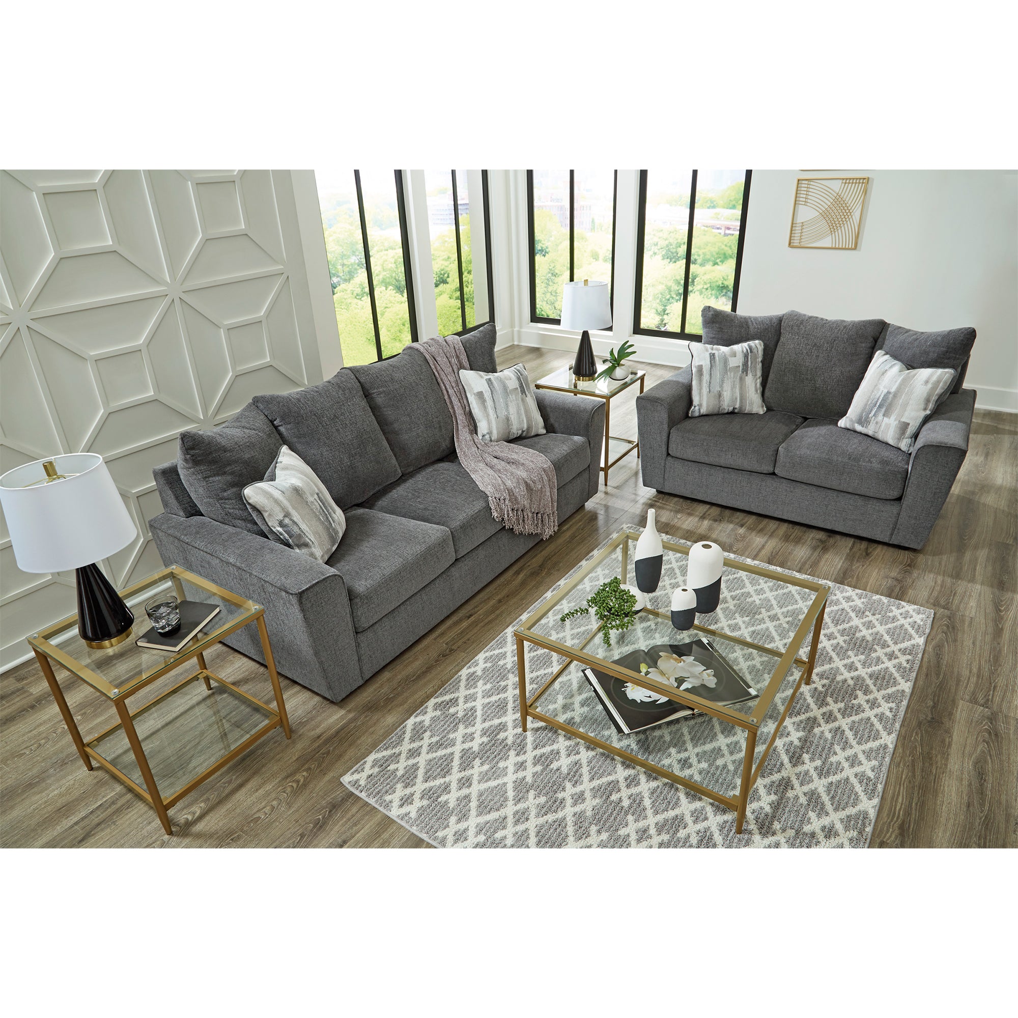 Stairatt Sofa and Loveseat