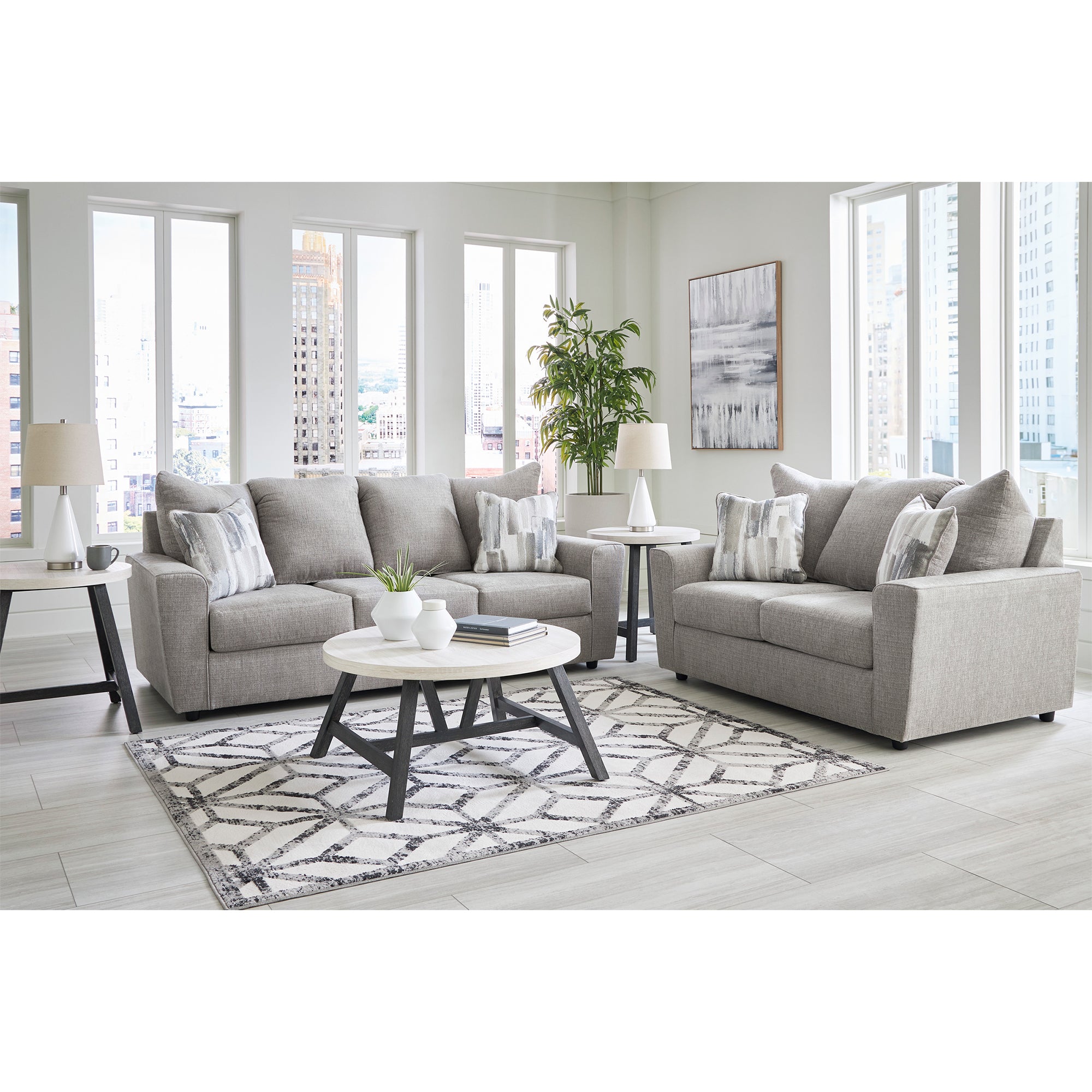 Stairatt Sofa and Loveseat