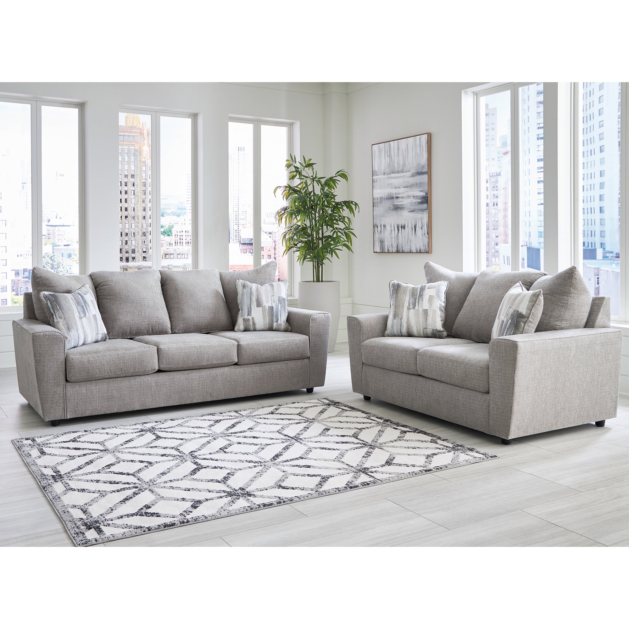 Stairatt Sofa and Loveseat