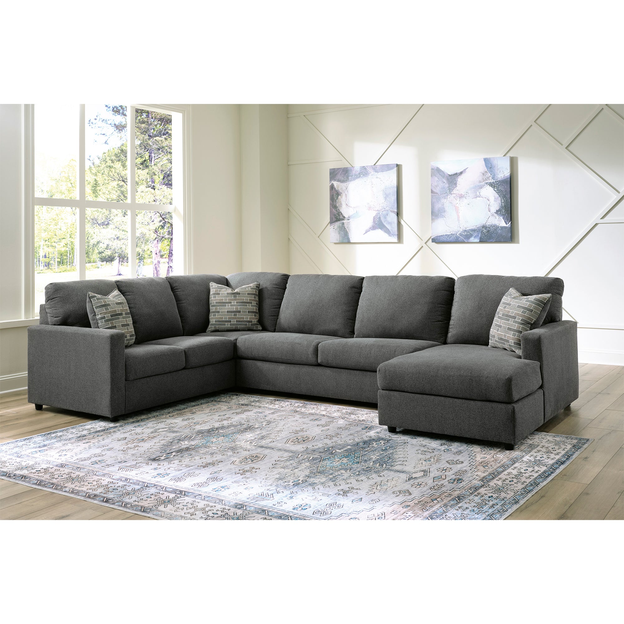 Edenfield 3-Piece Sectional with Chaise