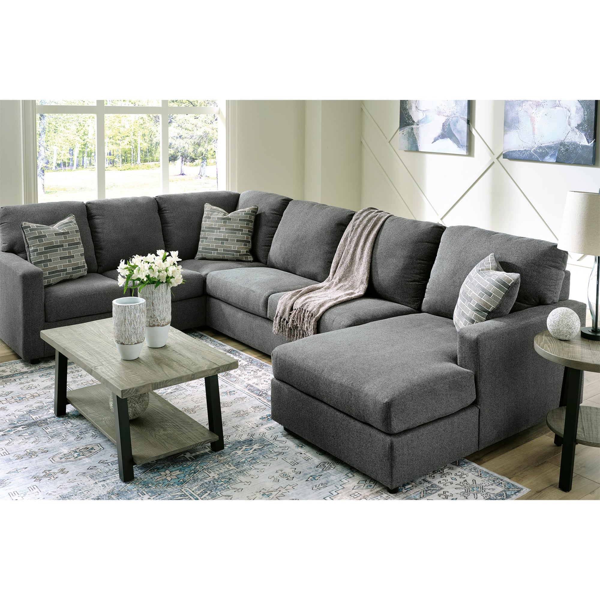 Edenfield 3-Piece Sectional with Chaise