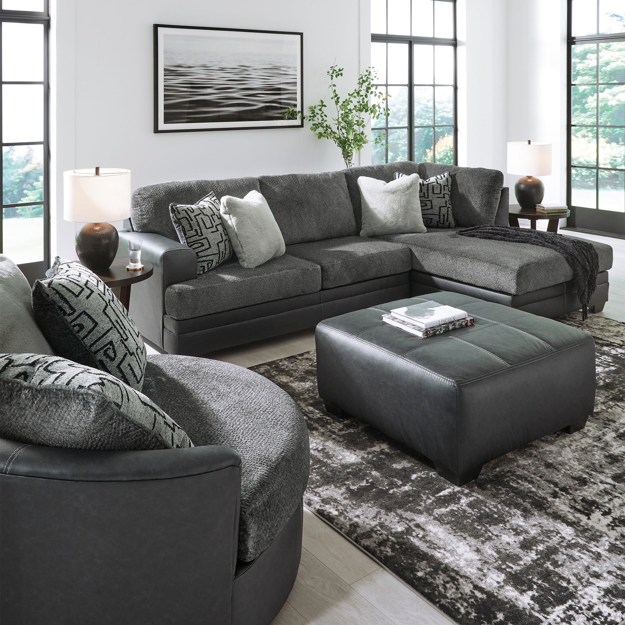 Brixley Pier 2-Piece Sectional with Right-arm Chaise