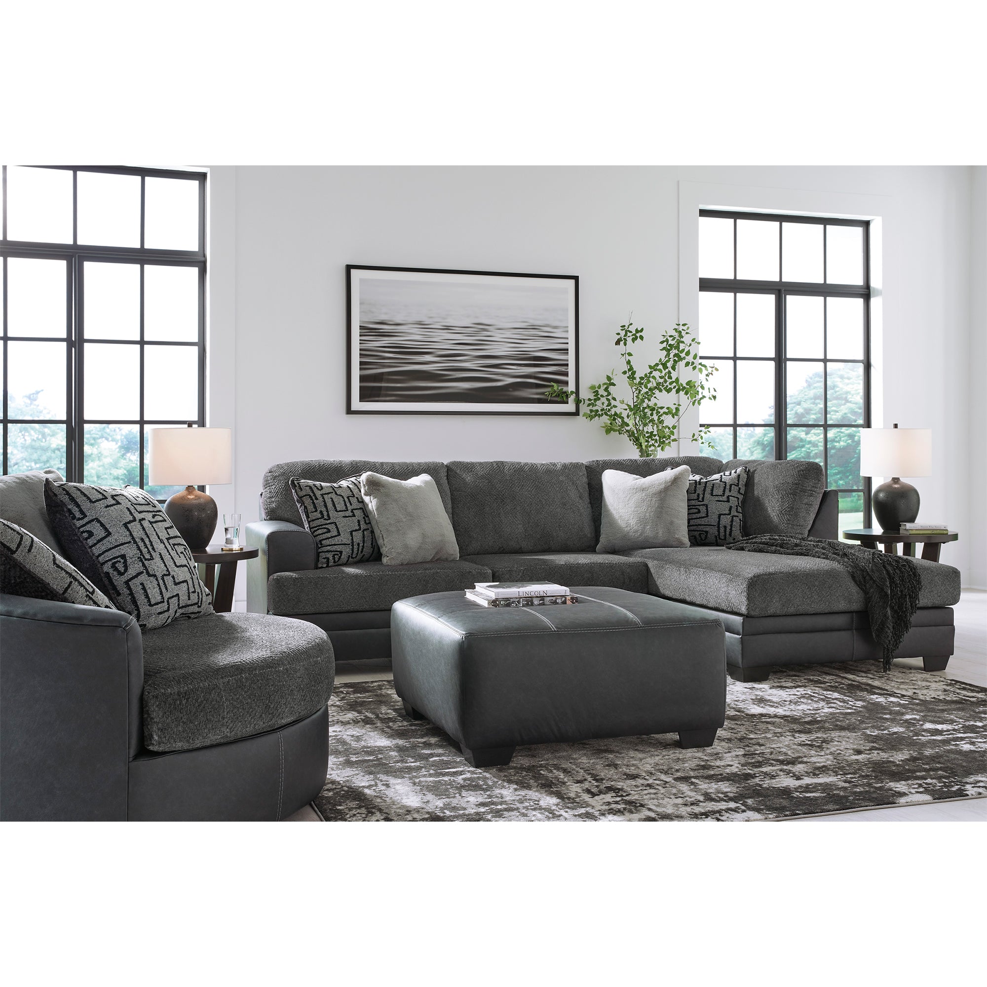 Brixley Pier 2-Piece Sectional with Right-arm Chaise