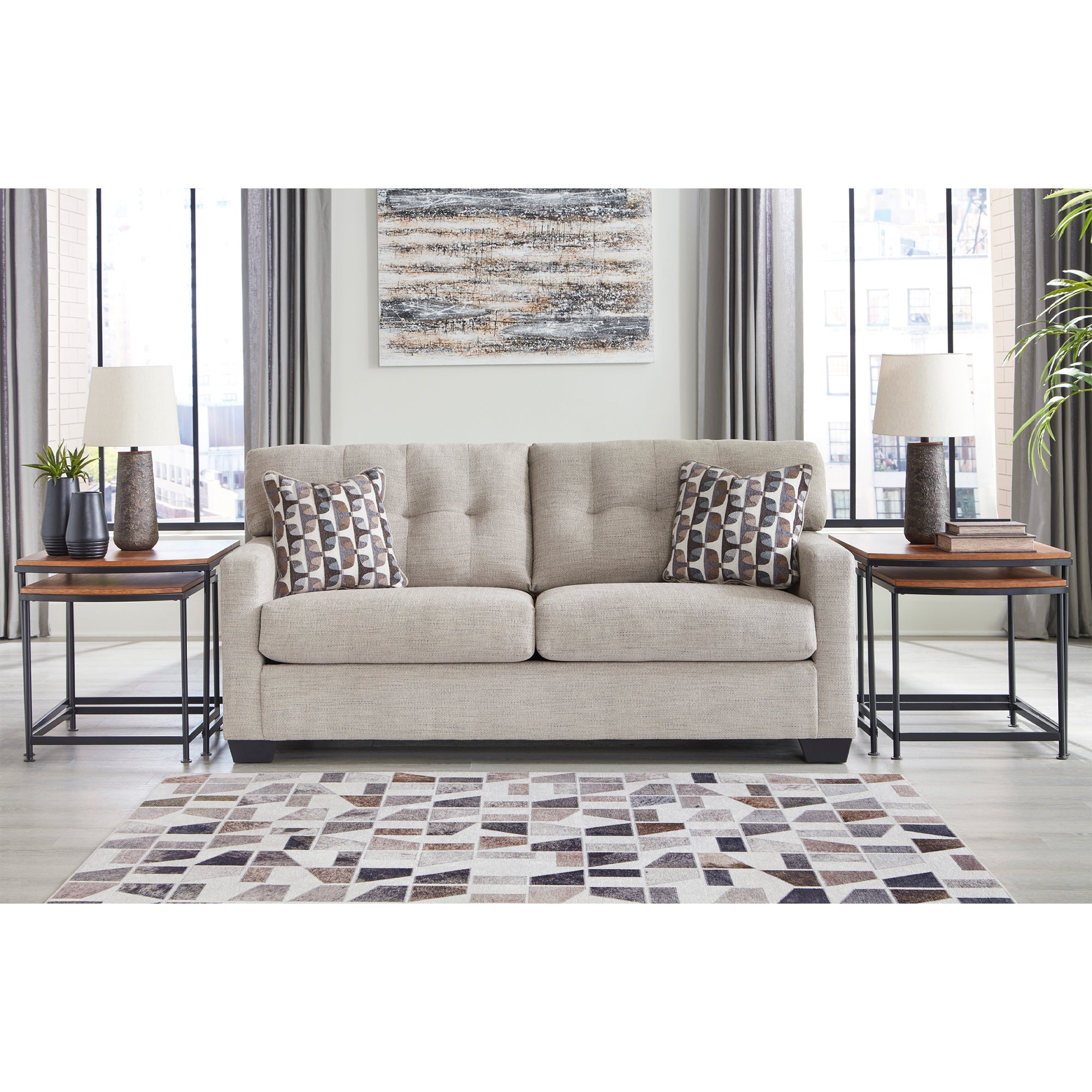 Mahoney Sofa and Loveseat