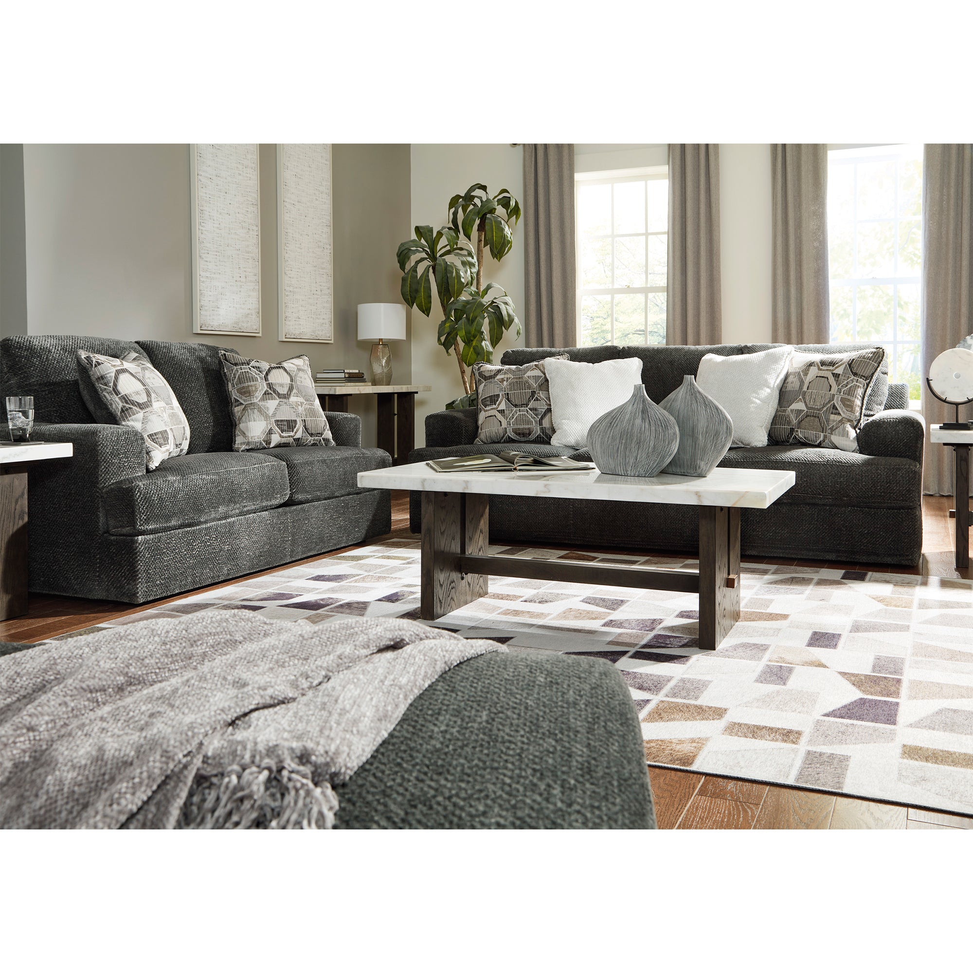 Karinne Sofa and Loveseat