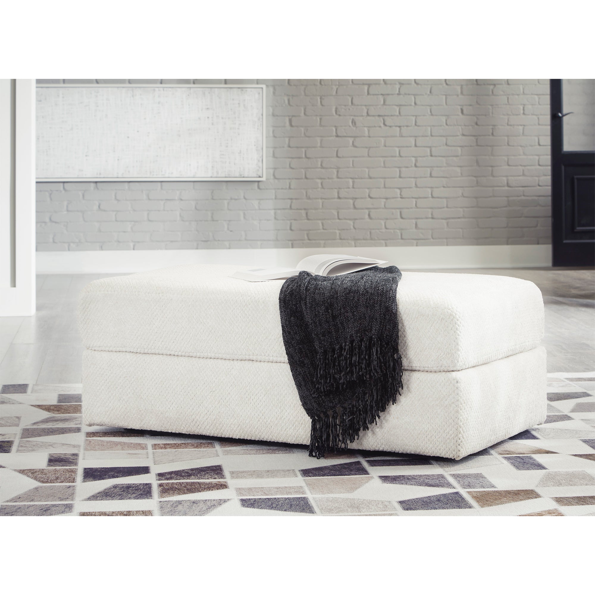 Karinne Oversized Accent Ottoman