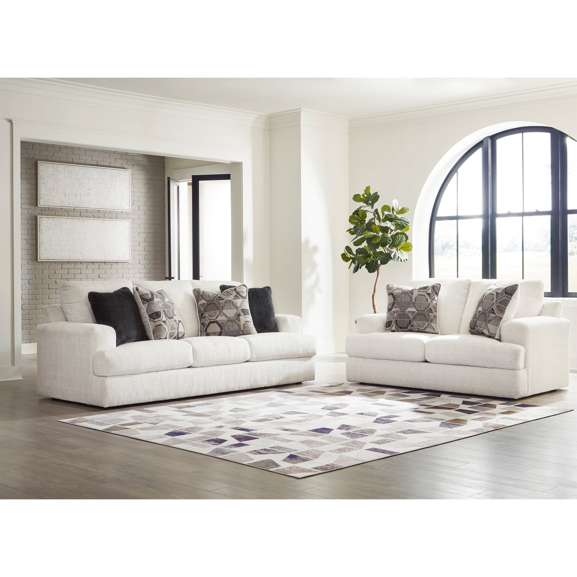 Karinne Sofa and Loveseat