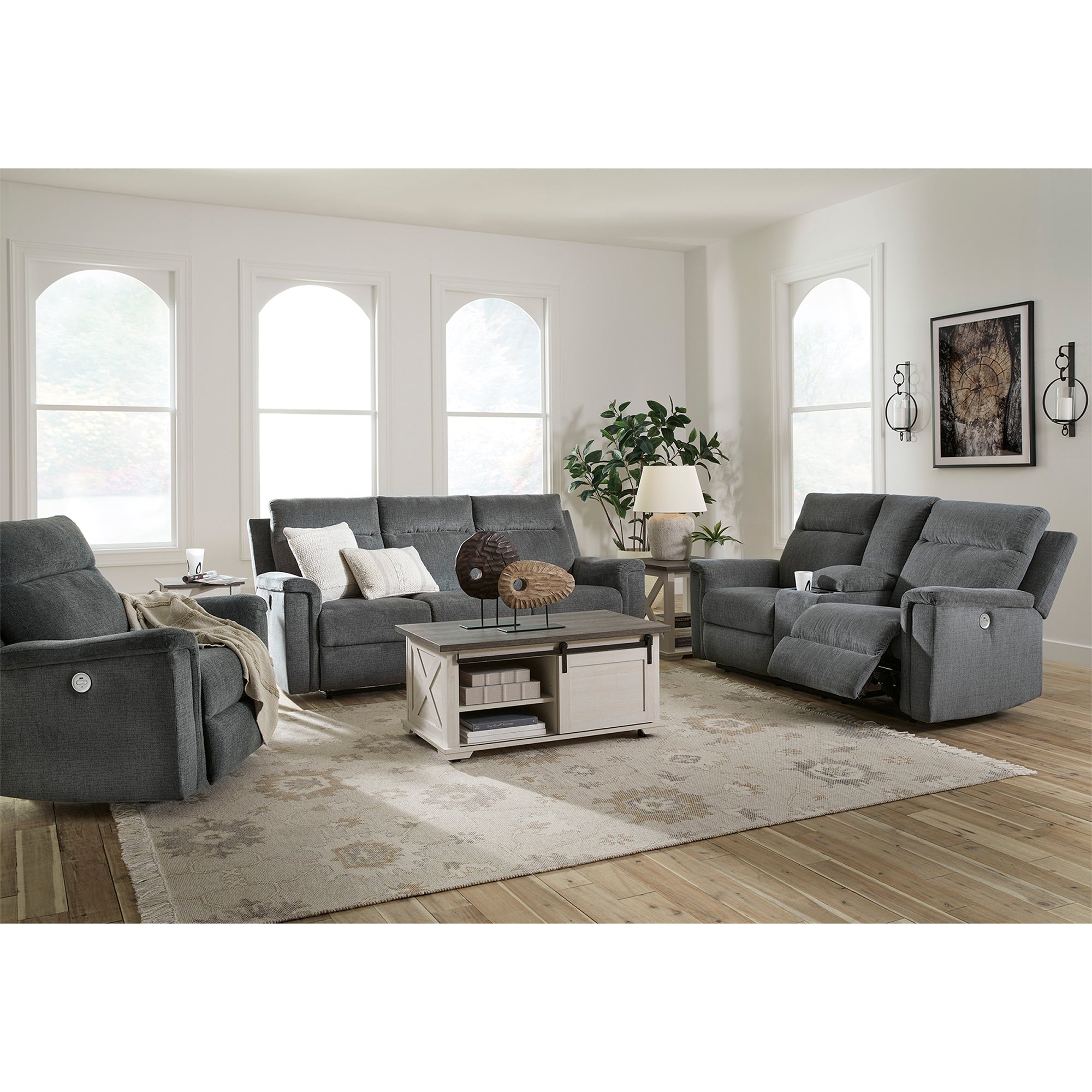 Barnsana Power Sofa and Loveseat