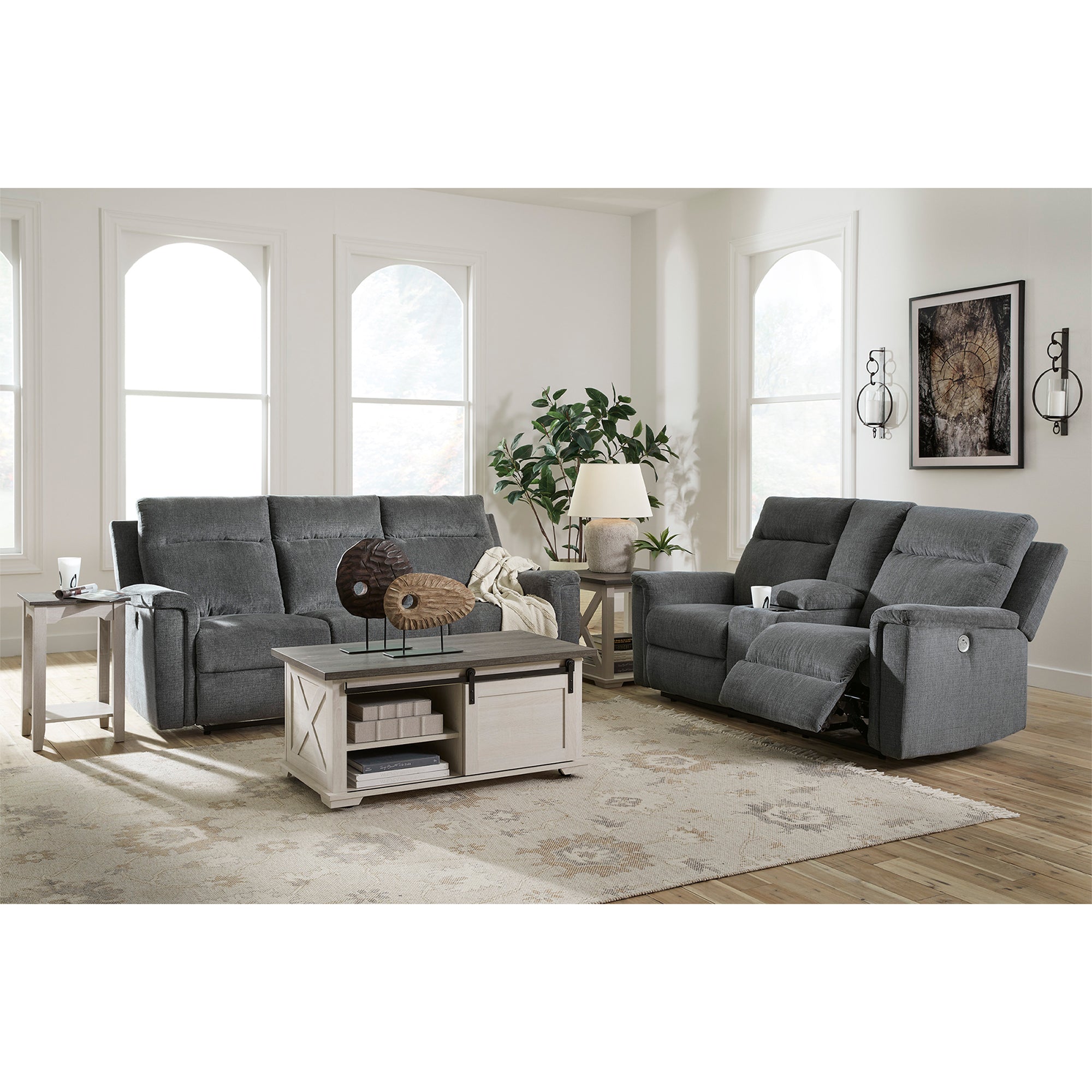 Barnsana Power Sofa and Loveseat