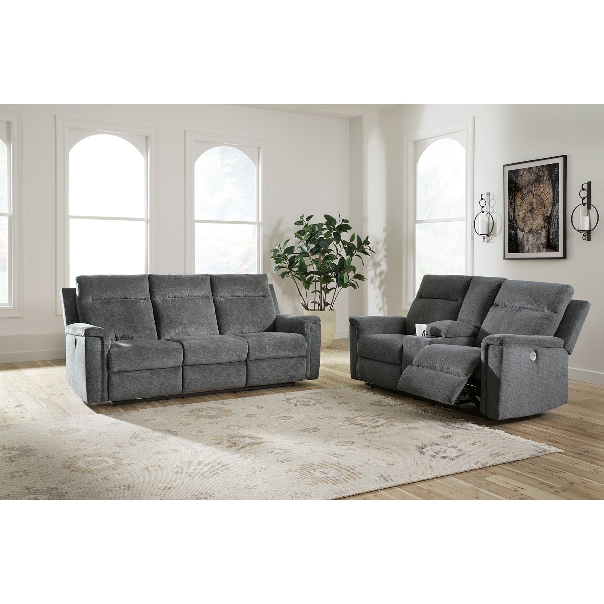 Barnsana Power Sofa and Loveseat