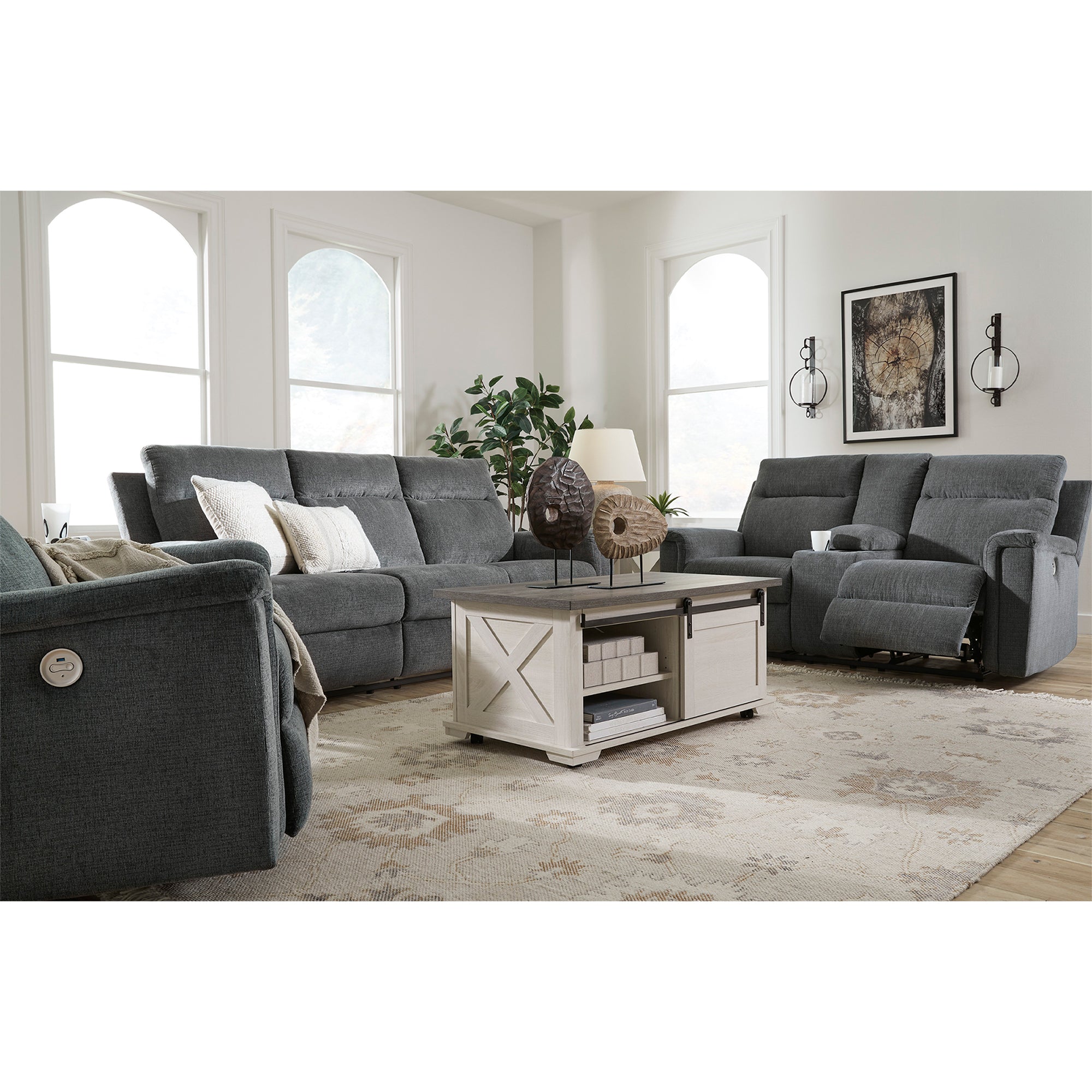 Barnsana Power Sofa and Loveseat