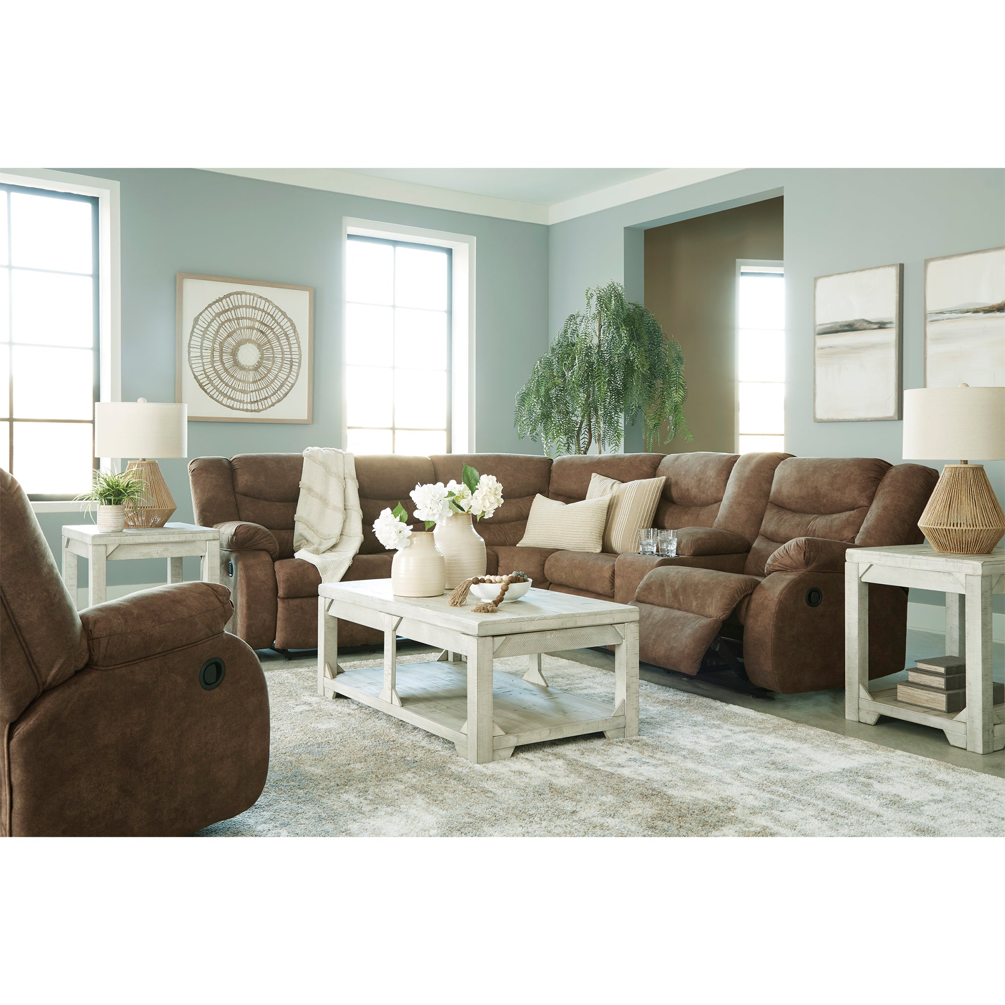 Partymate 2-Piece Reclining Sectional